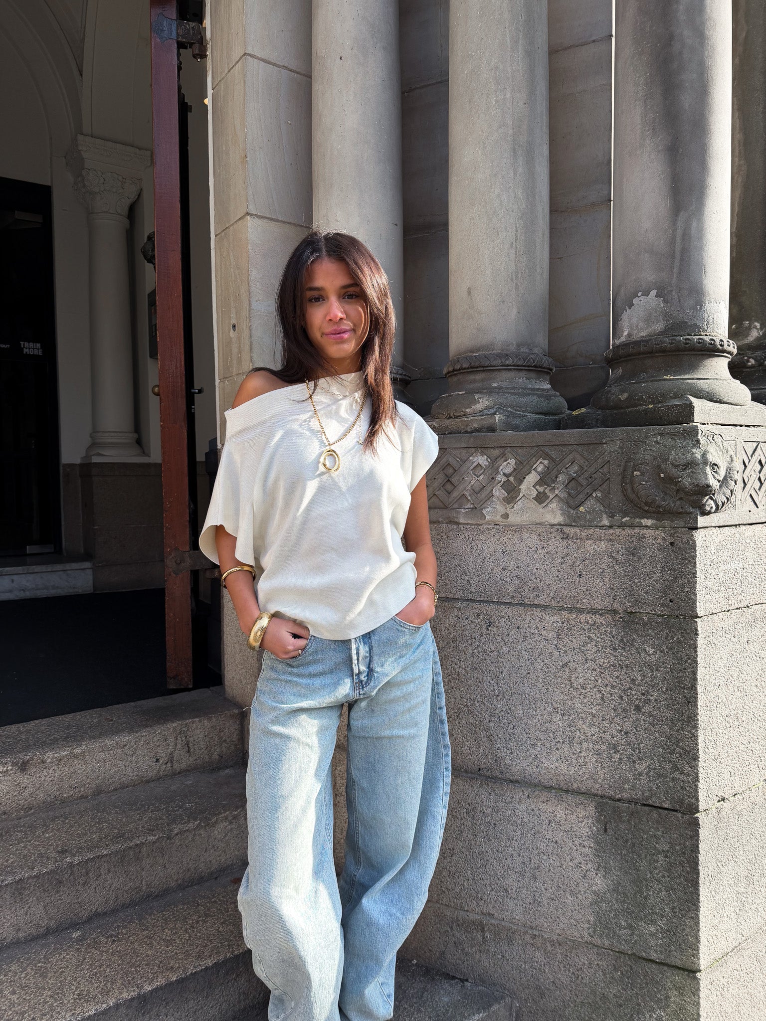 Carmen Off Shoulder Top Wit