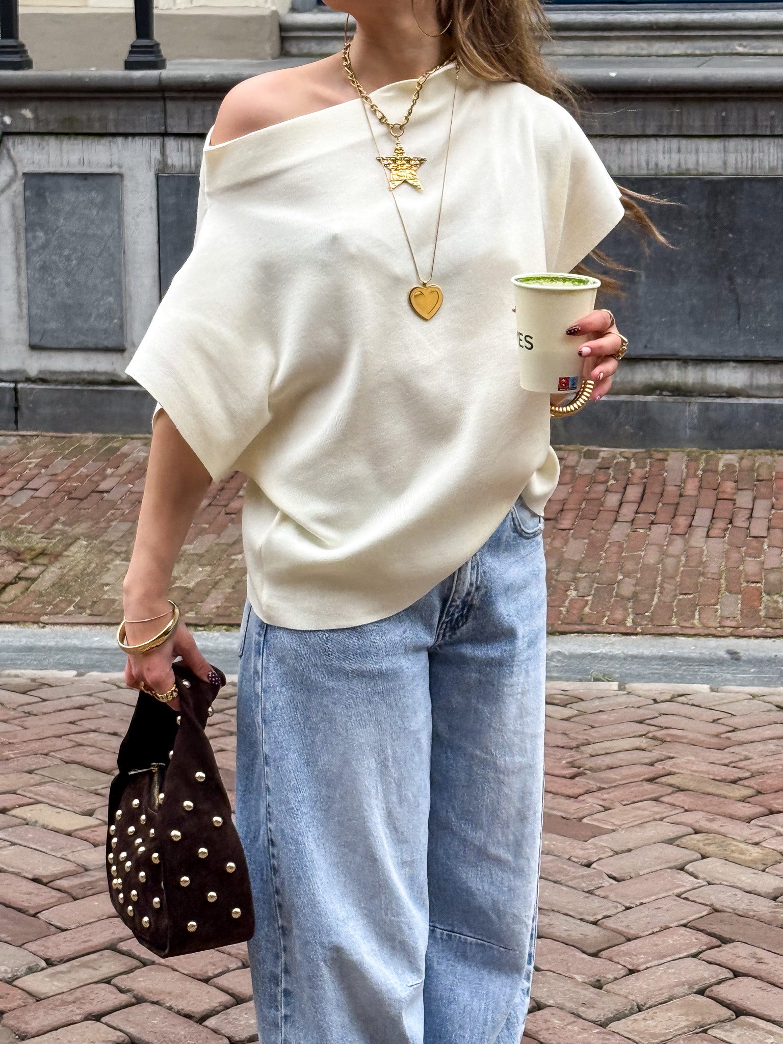 Carmen Off Shoulder Top Wit