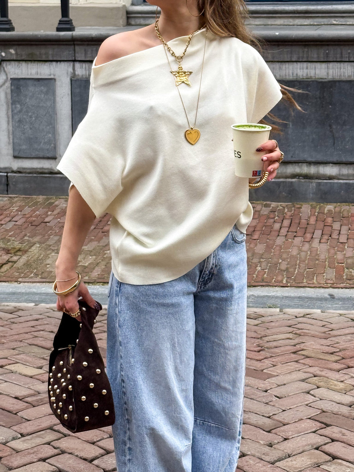 Carmen Off Shoulder Top | Off White