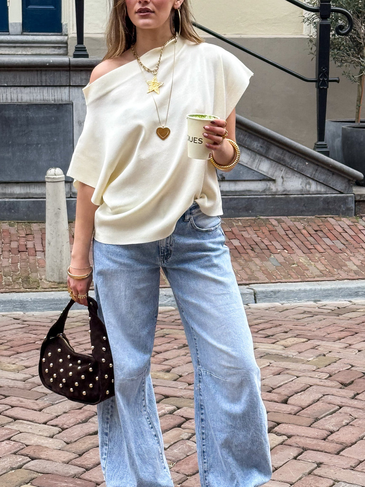 Carmen Off Shoulder Top | Off White