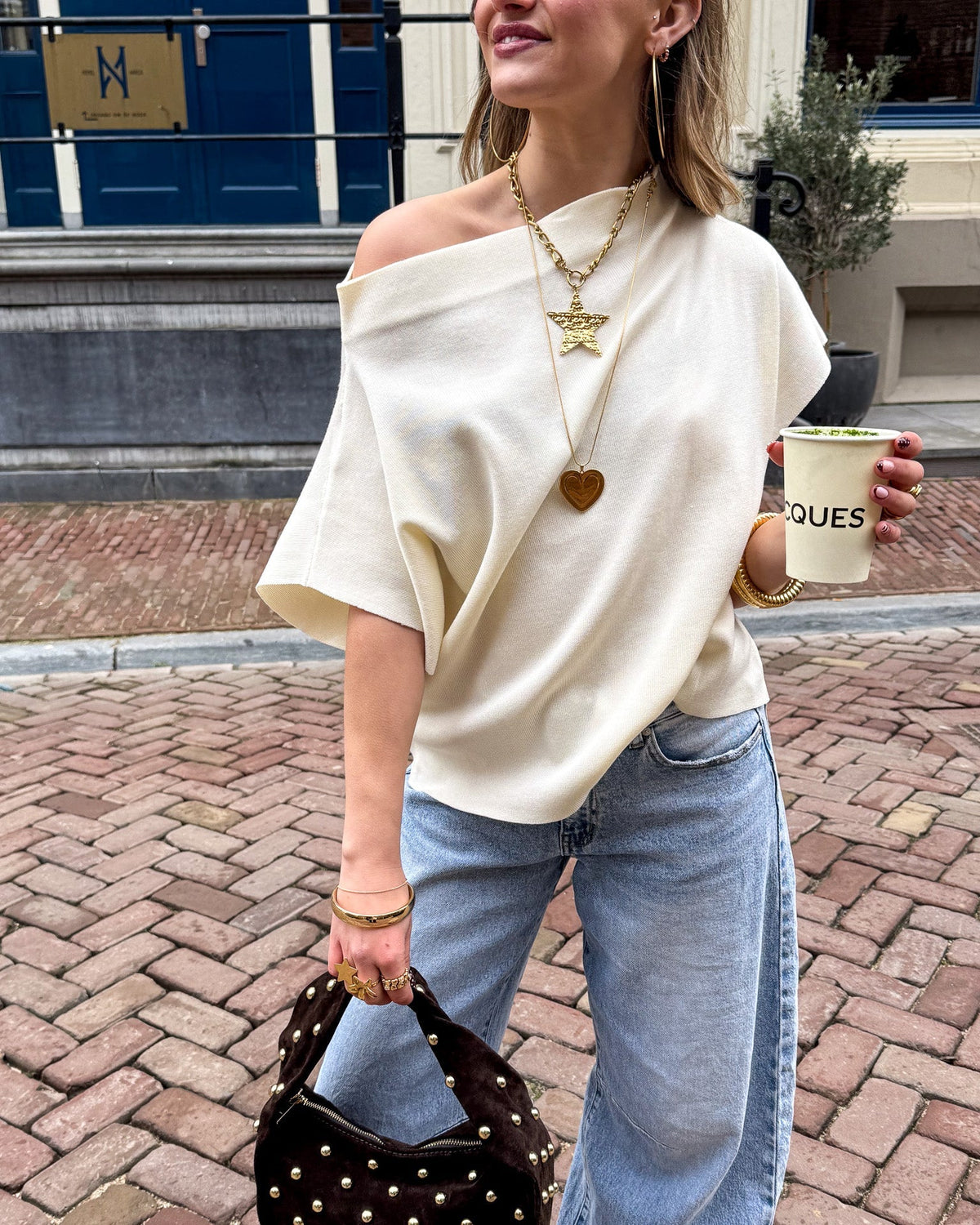 Carmen Off Shoulder Top | Off White