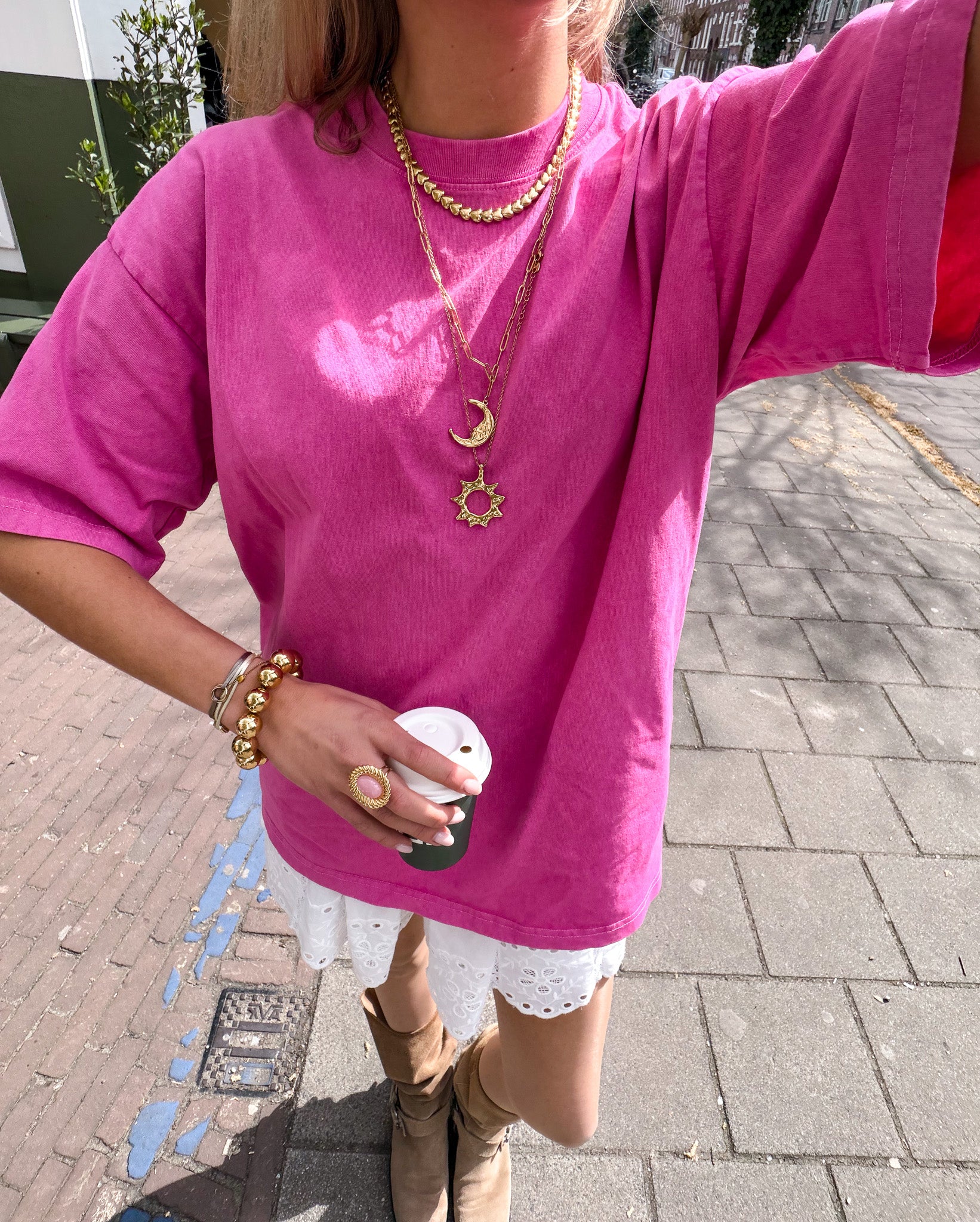 Cassie T-Shirt Roze