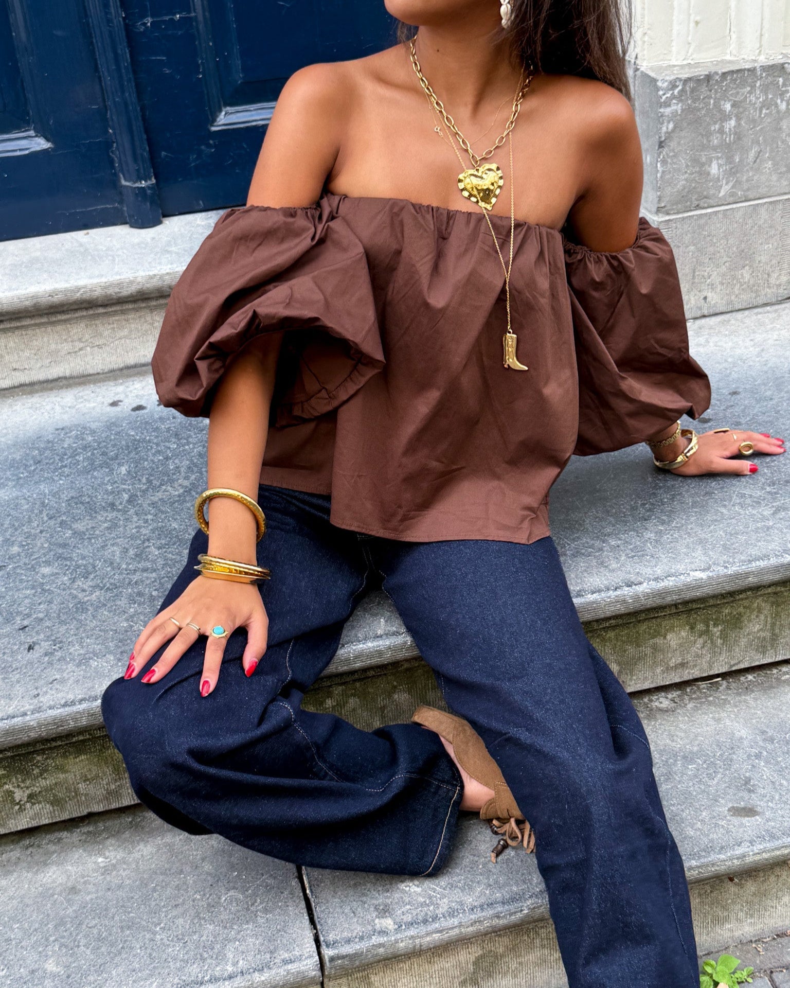 Catwalk Top Brown