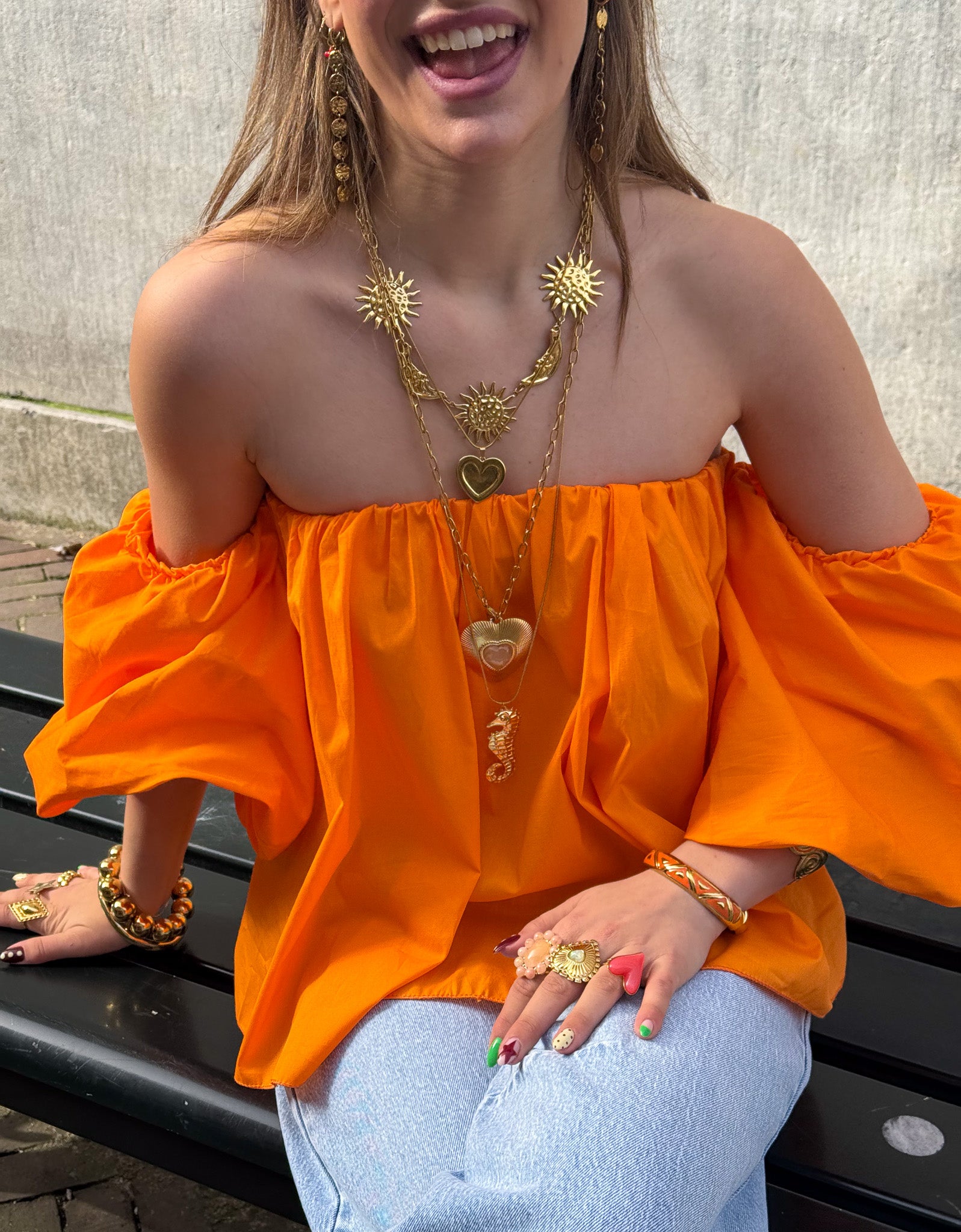 Collier Jour et Nuit en or