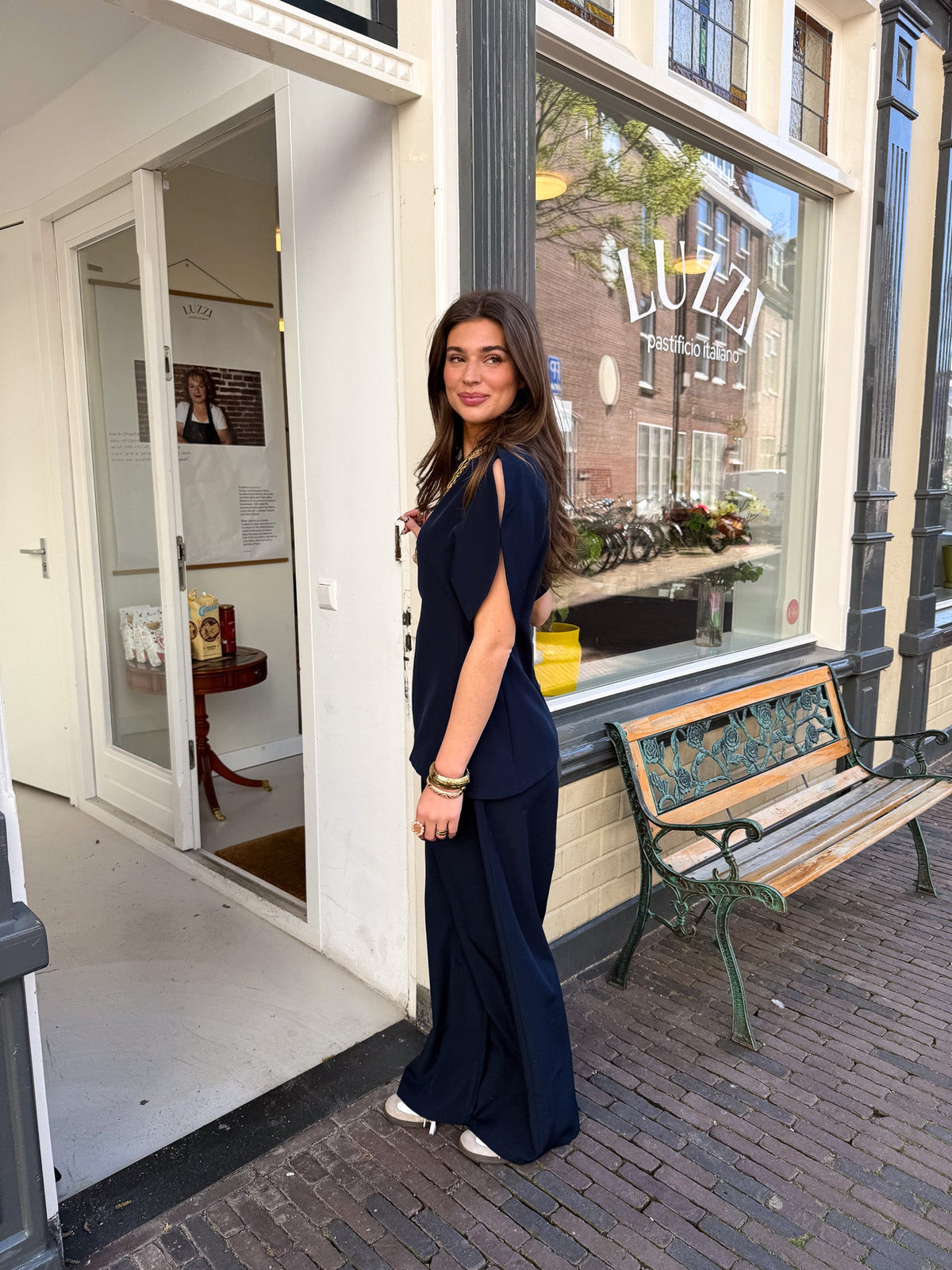 Celine Top | Navy