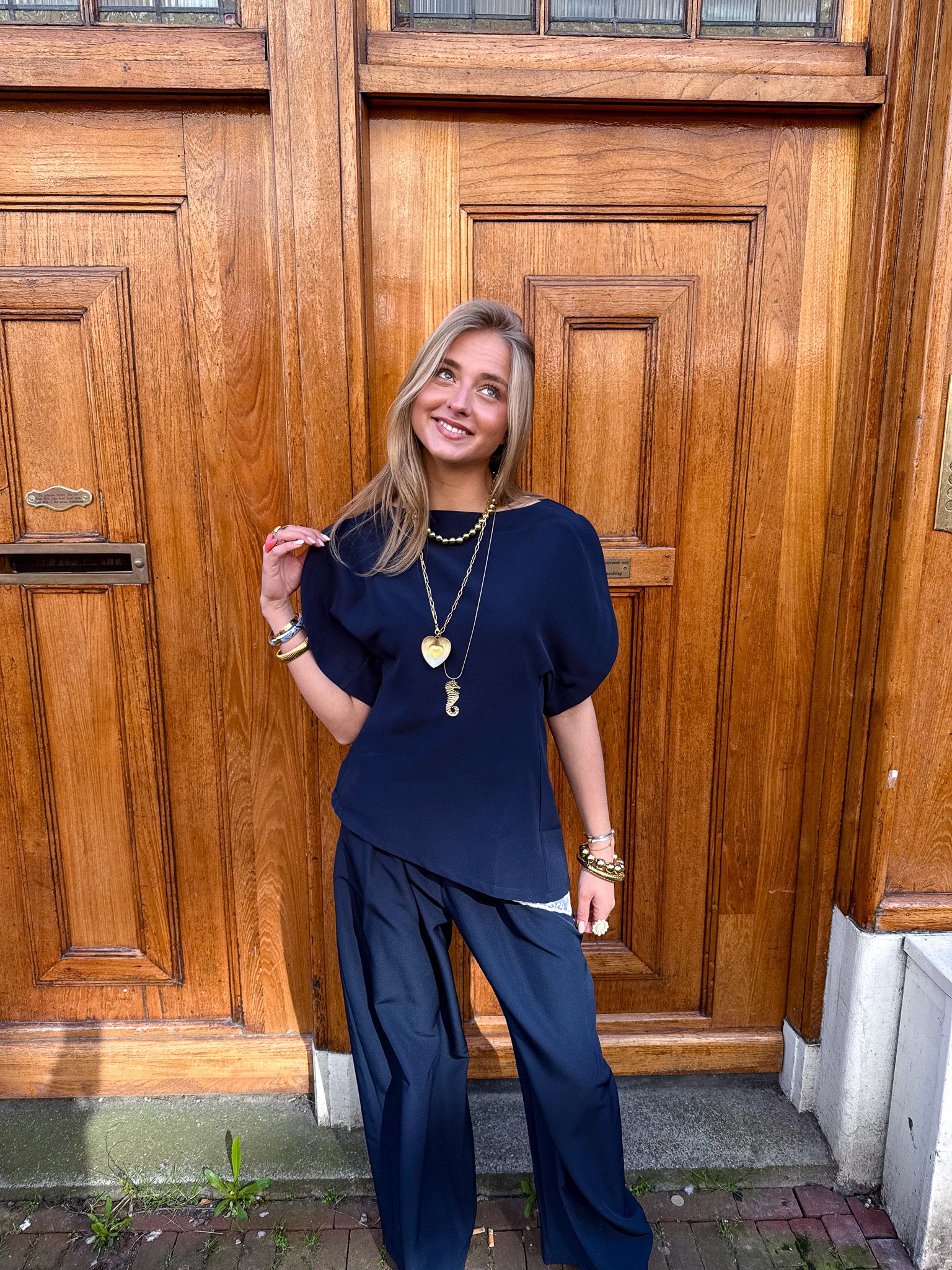 Celine Top Navy