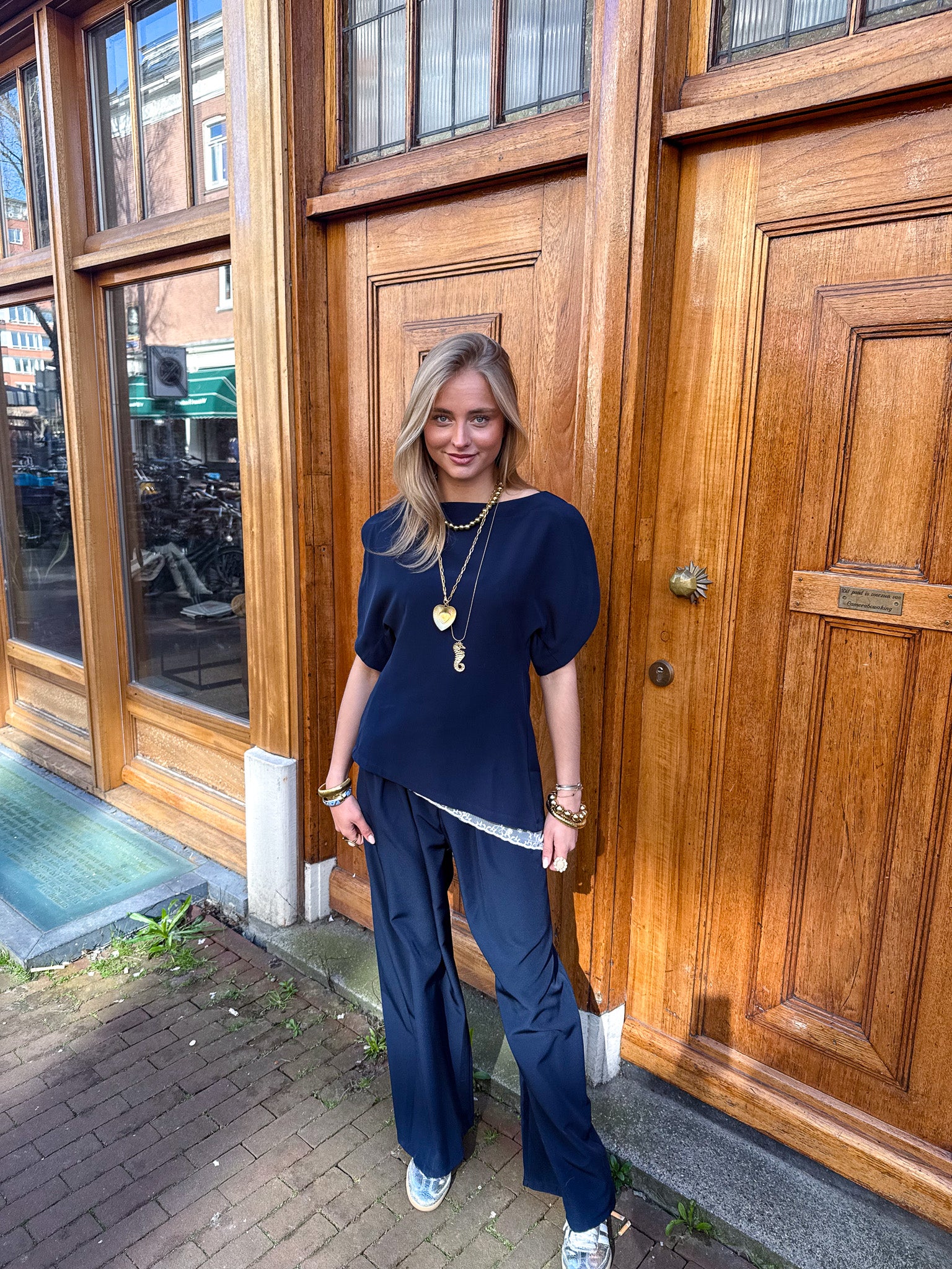 Celine Pantalon Navy