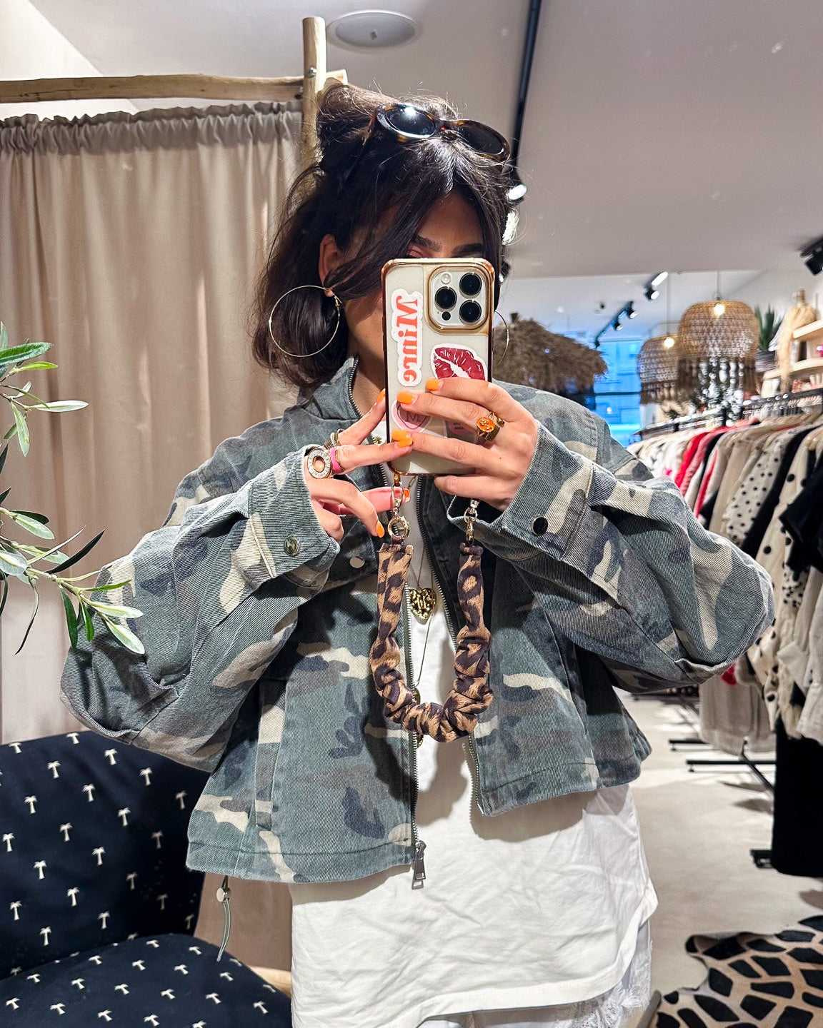 Chrissie Camouflage Jacket
