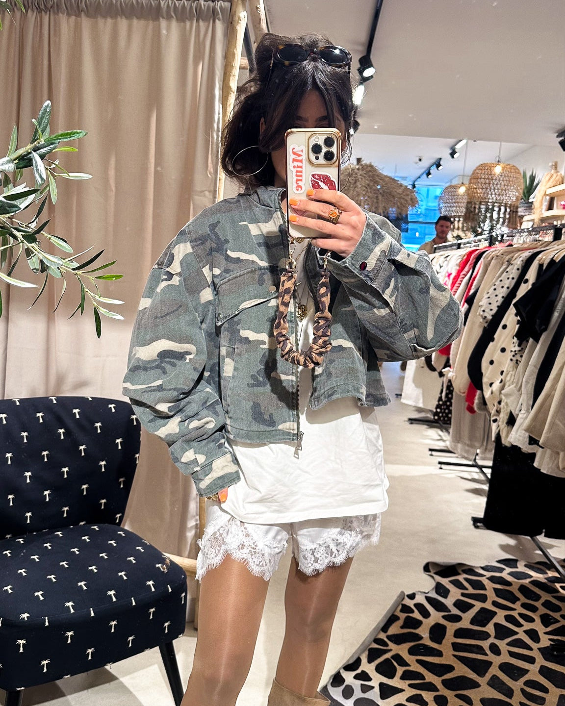 Chrissie Camouflage Jacket