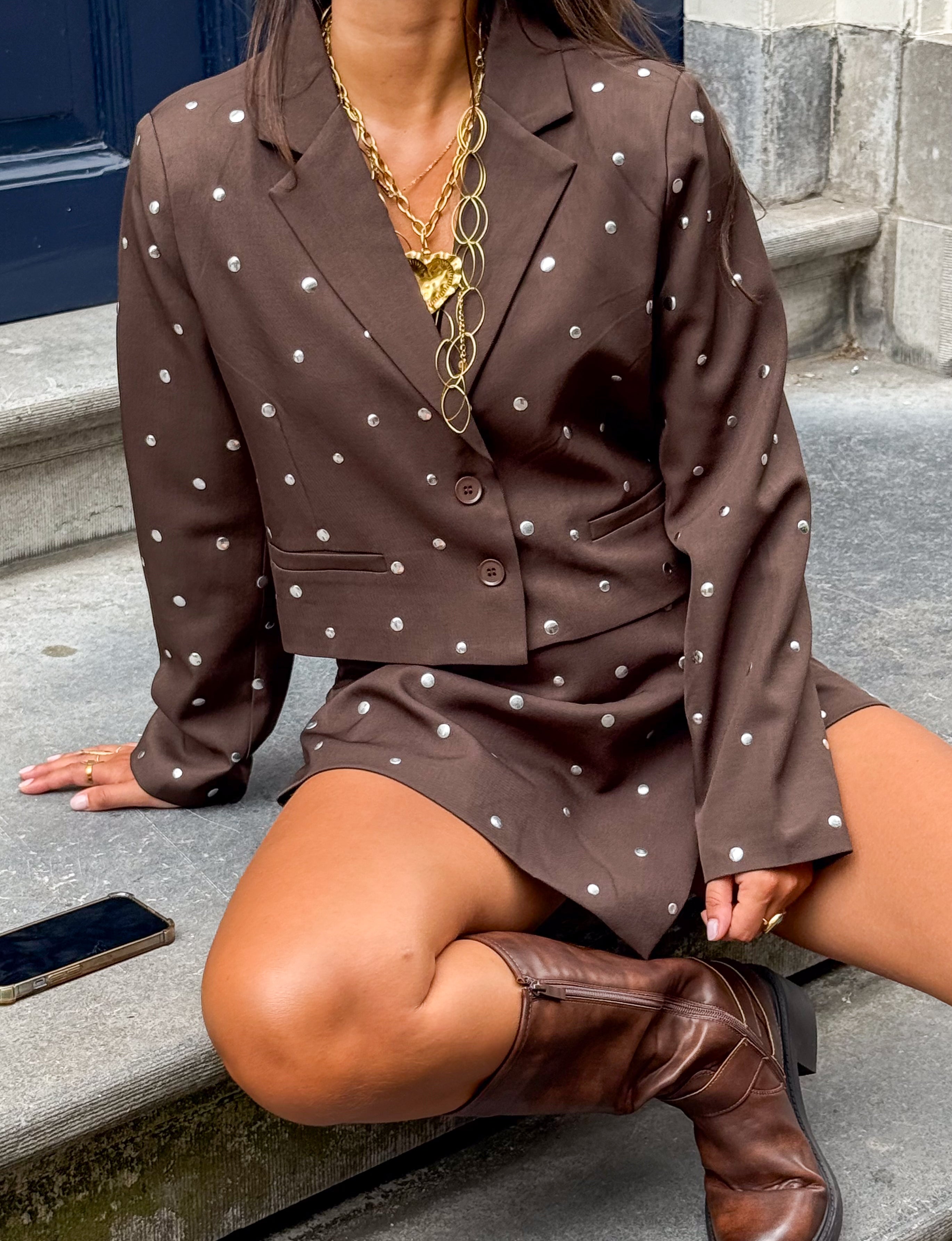 Saar Blazer Brown