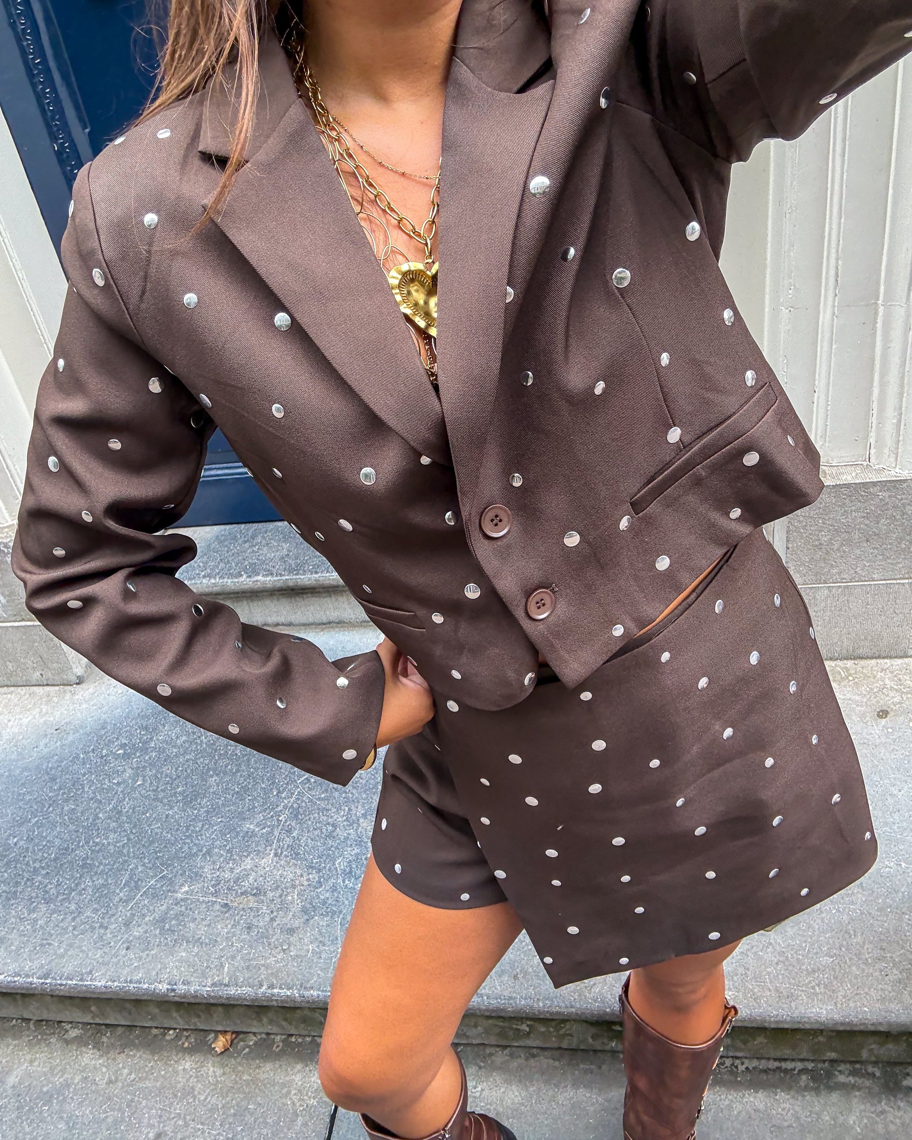 Saar Blazer Brown