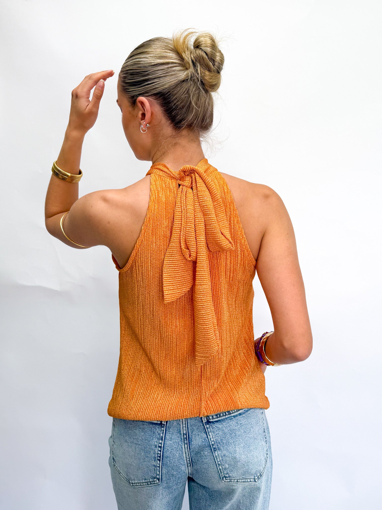 Claudia Halter Top Orange
