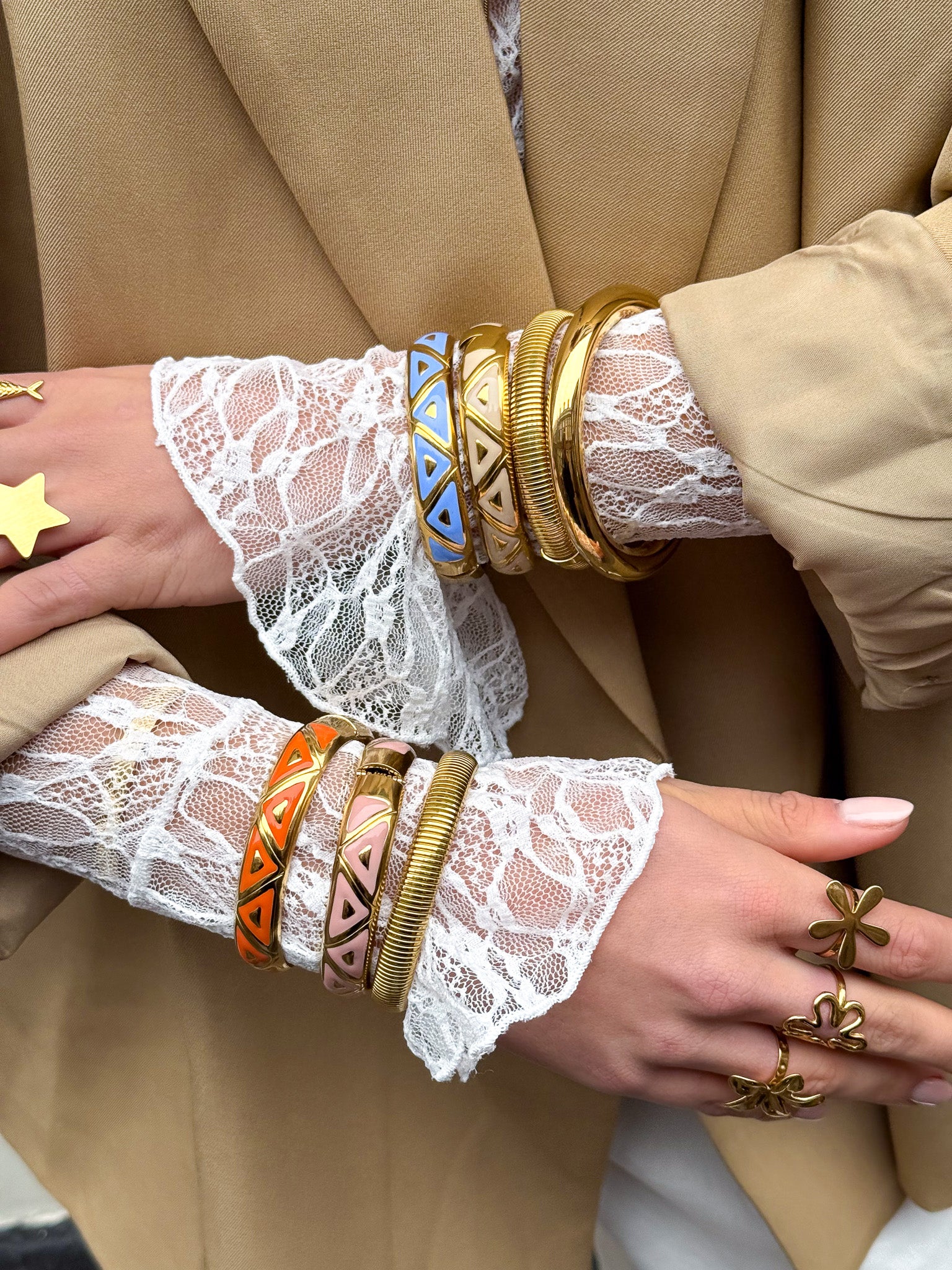 Cleo Armband Roze