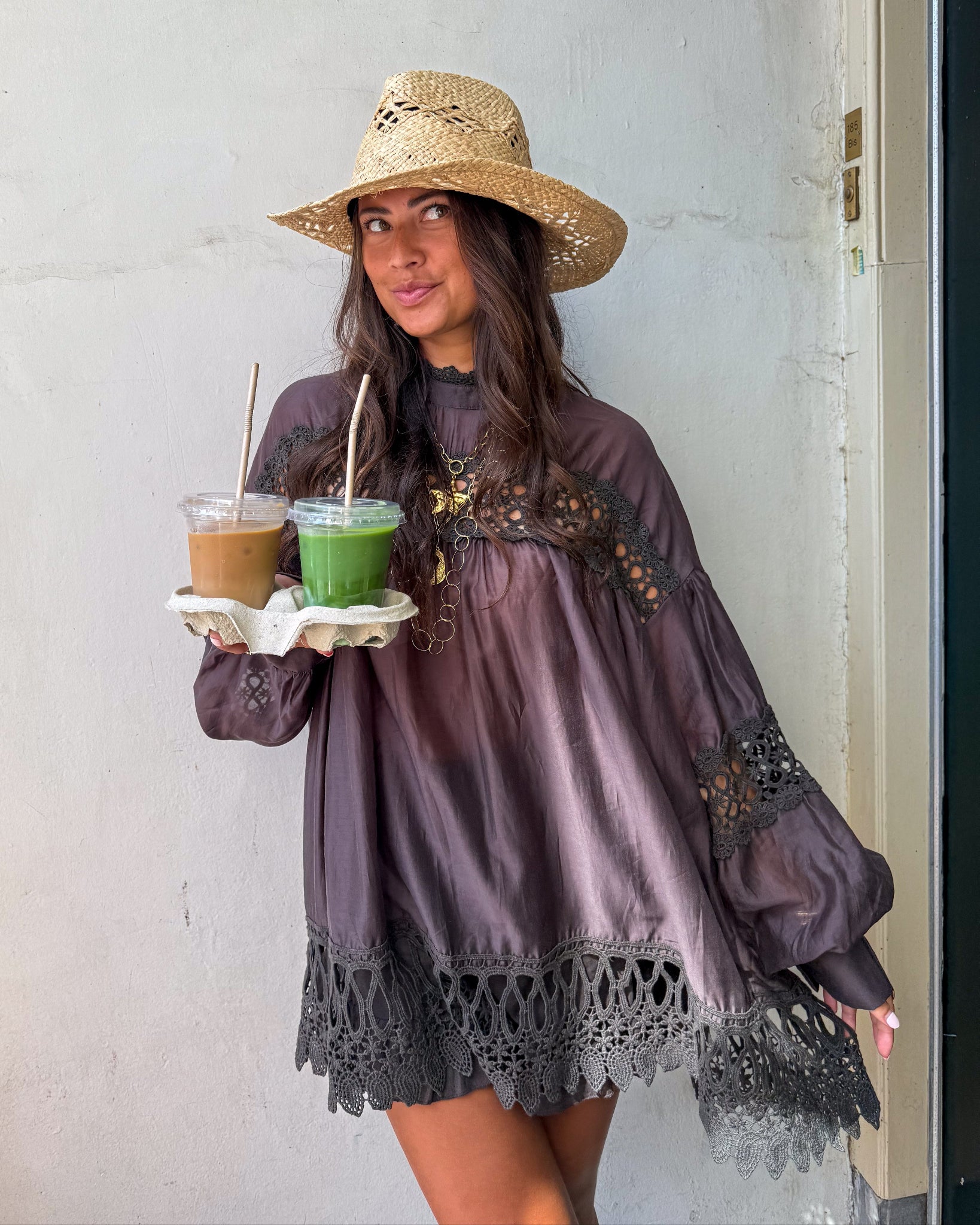 Coconut Dream Tunic Brown