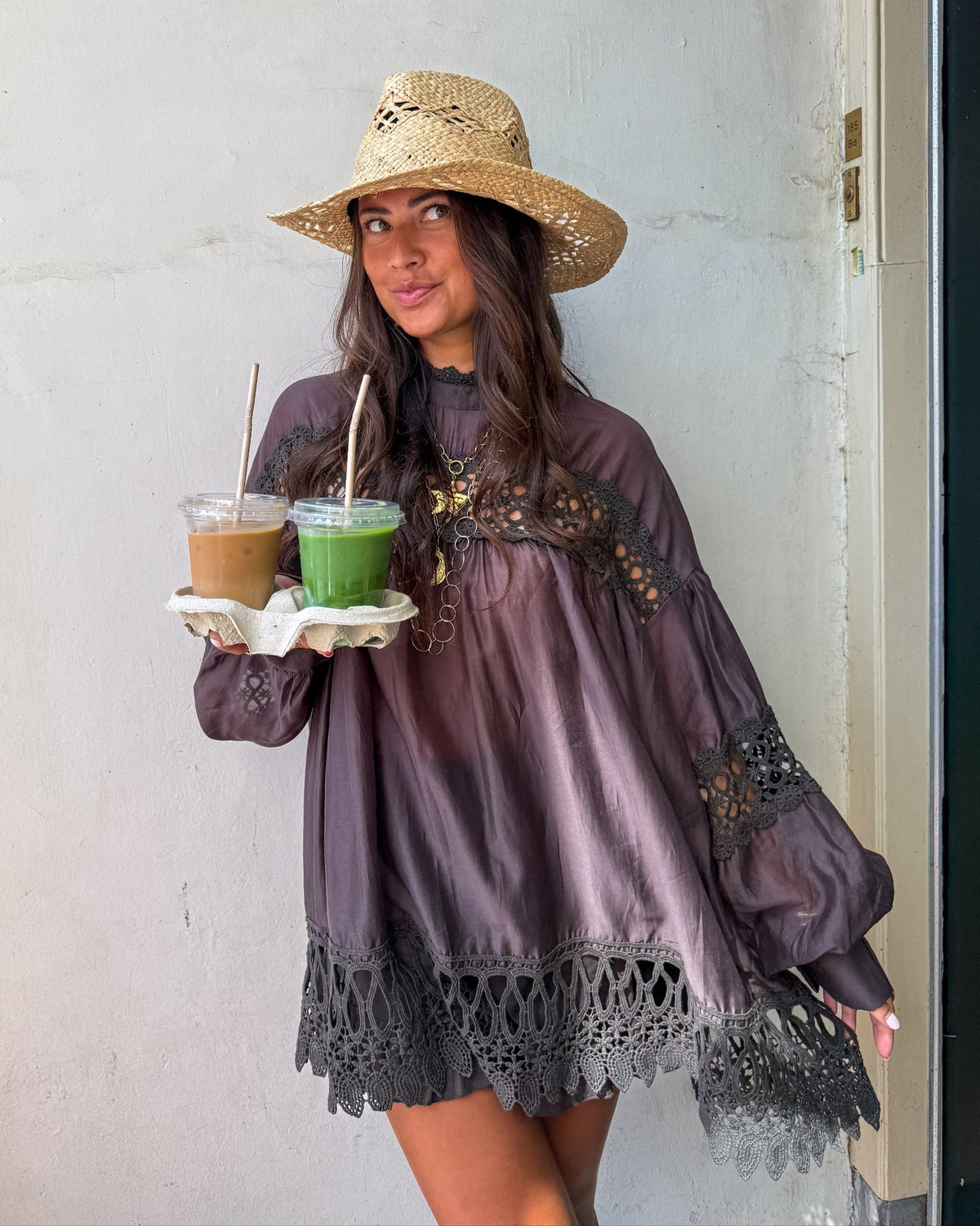 Coconut Dream Tunic | Brown