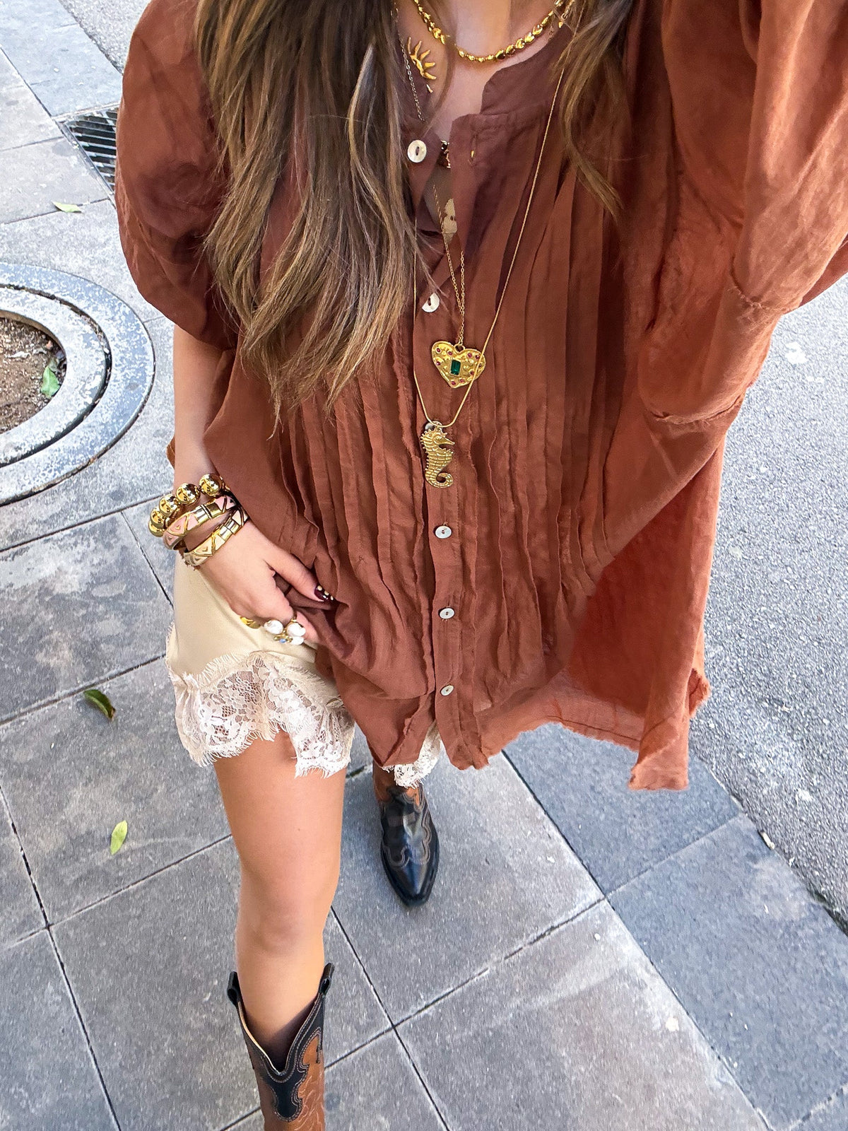 Cody Blouse | Brown