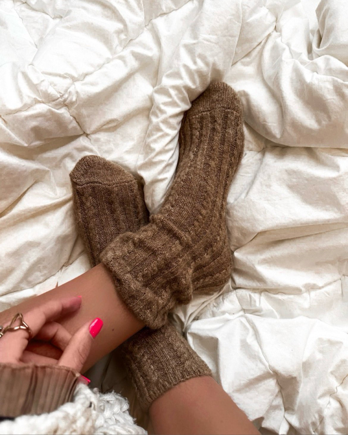 Cozy Socks Camel