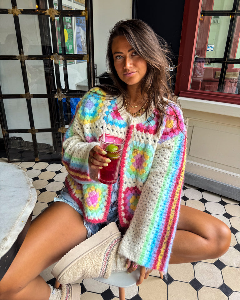 Crochet Vest Creme