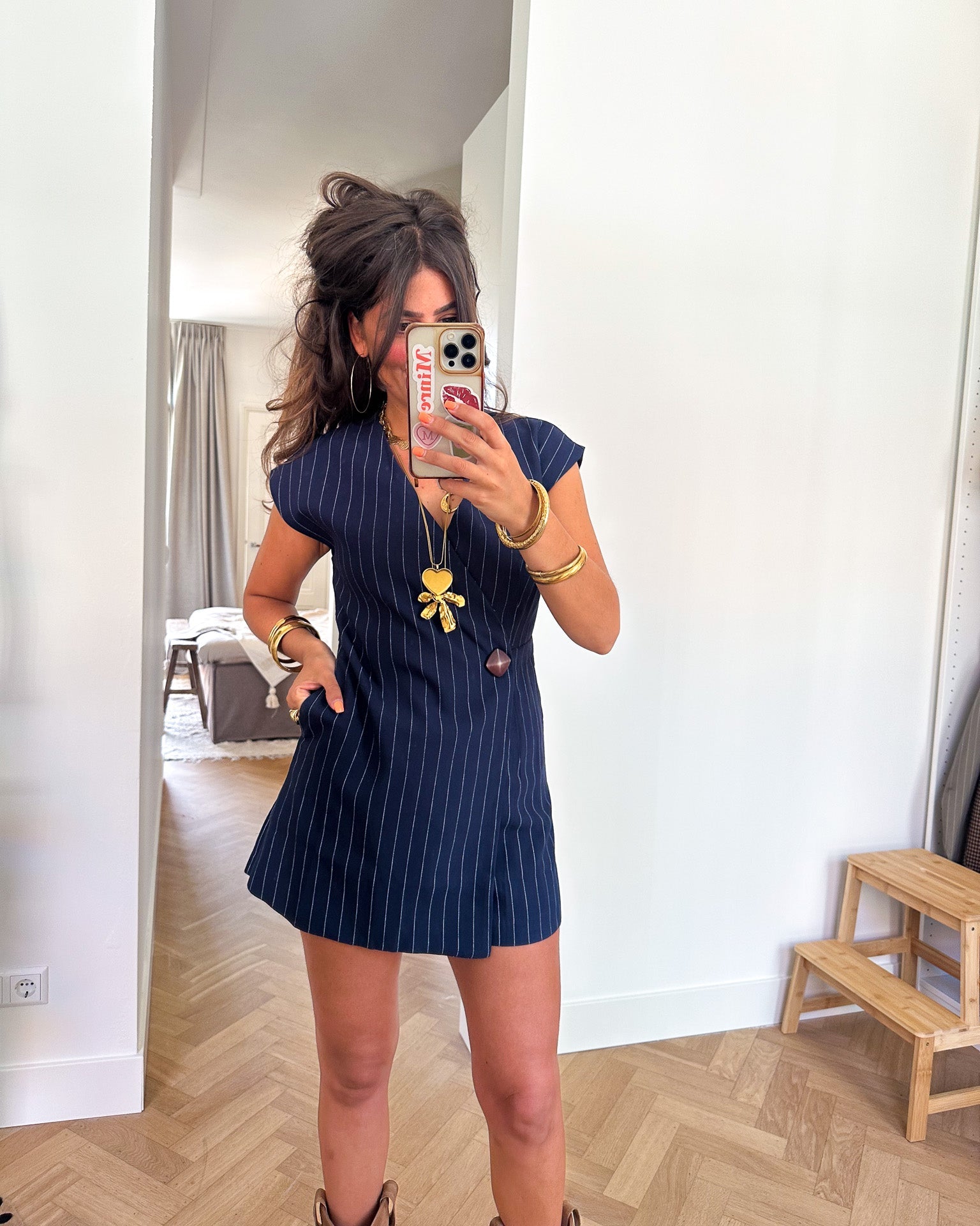 Dirkje Playsuit Navy