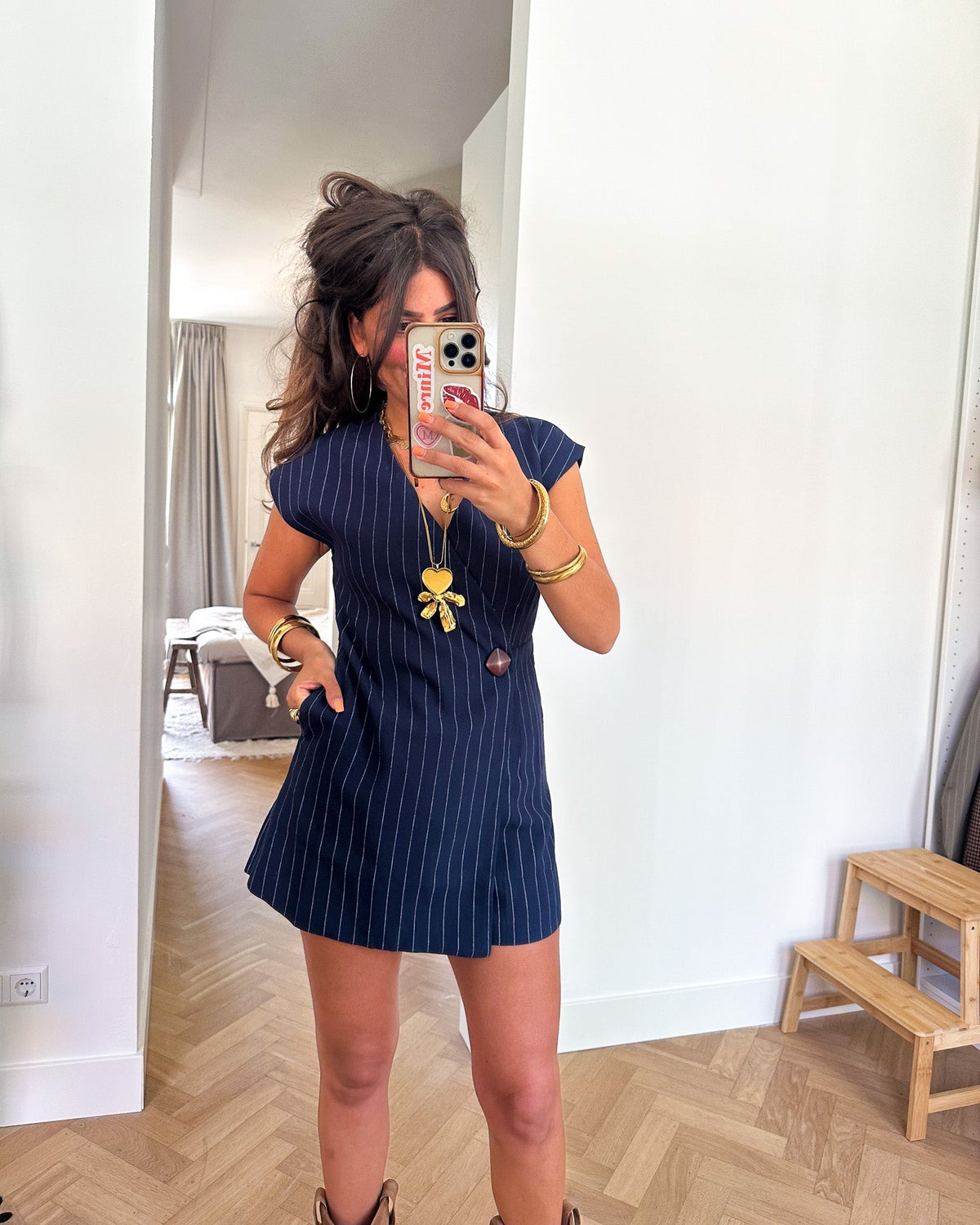 Dirkje Playsuit | Navy