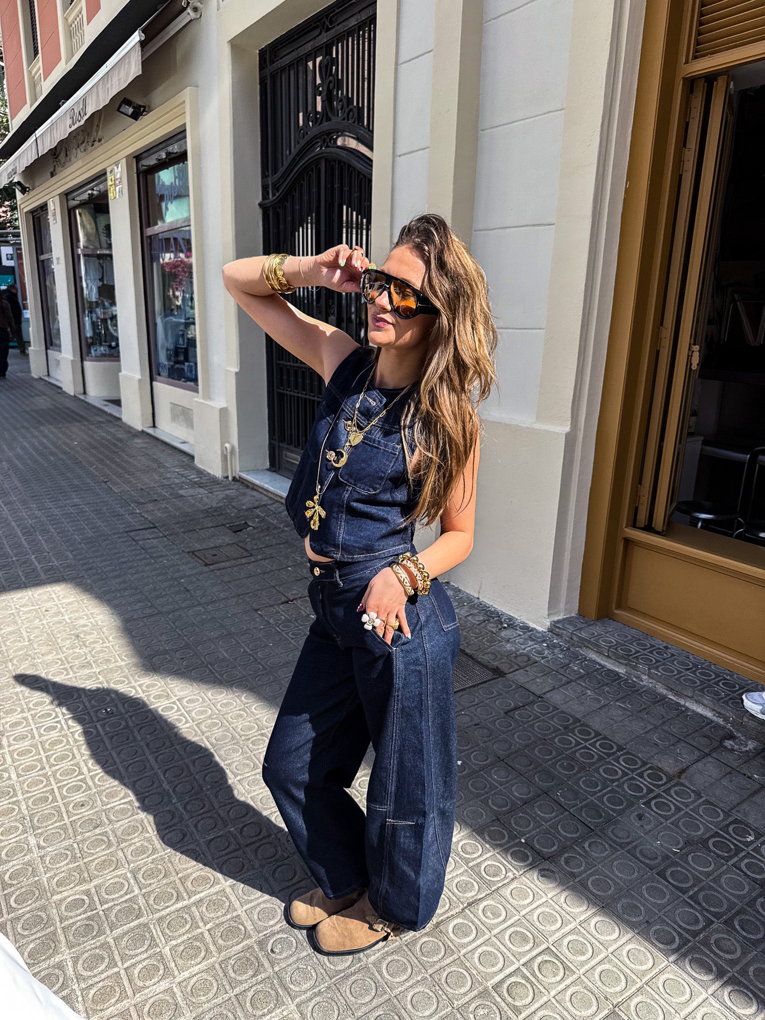 Dolly Barrel Jeans Midnight Blue