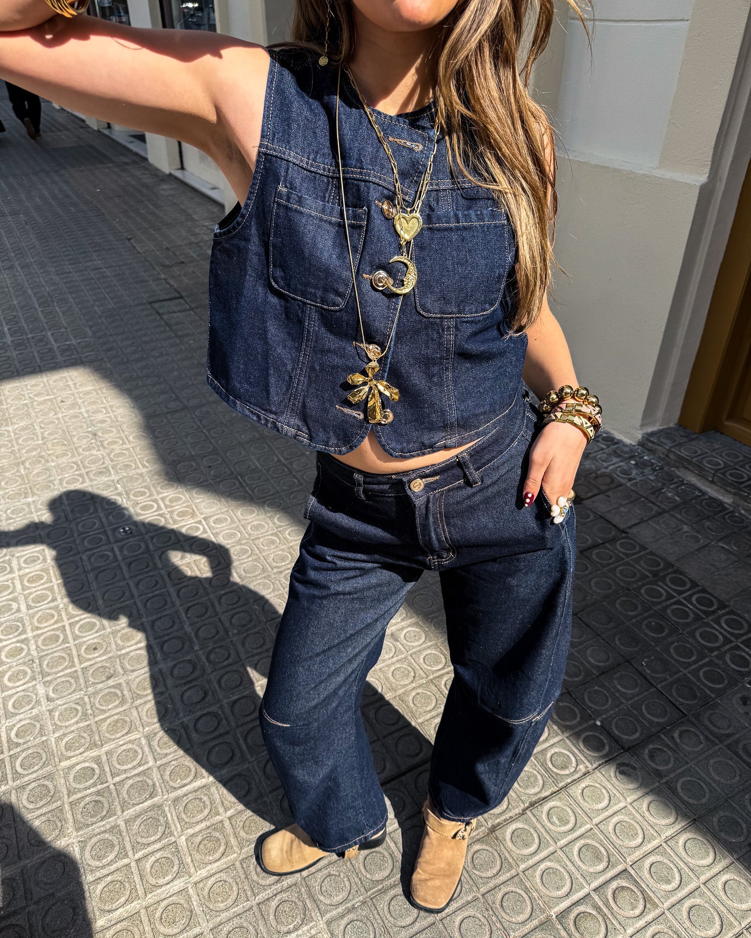 Dolly Barrel Jeans Midnight Blue