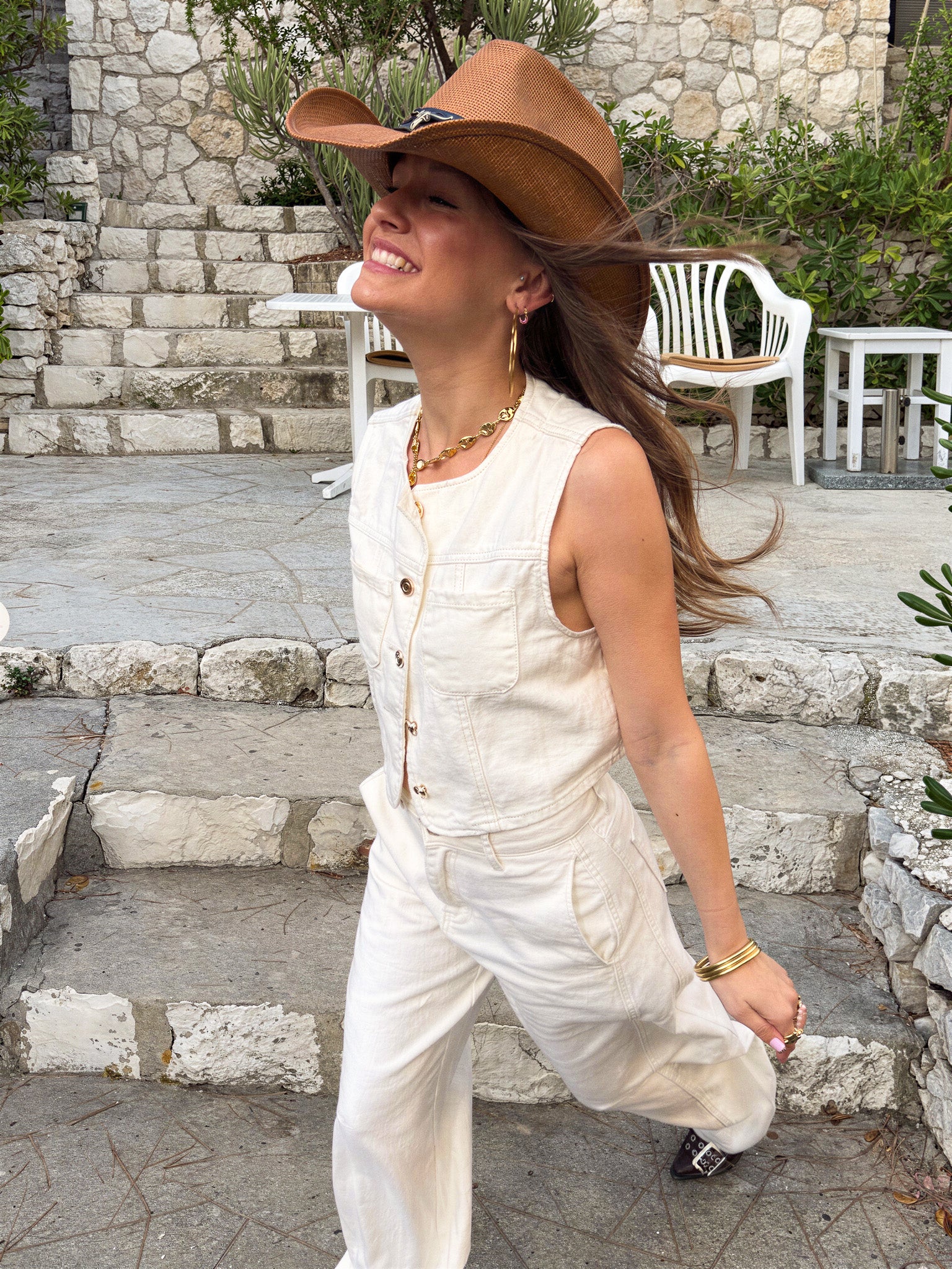 Dolly Spijker Top Gebroken Wit