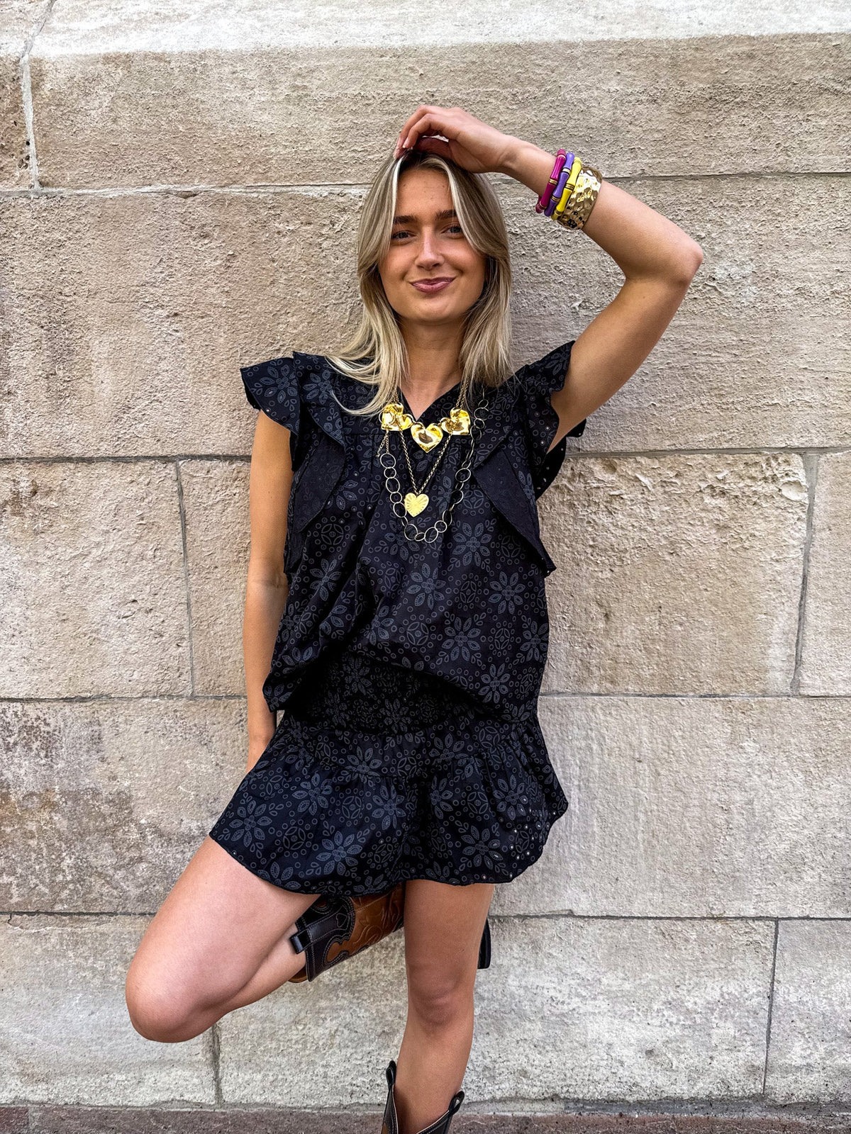 Donatella Top | Black