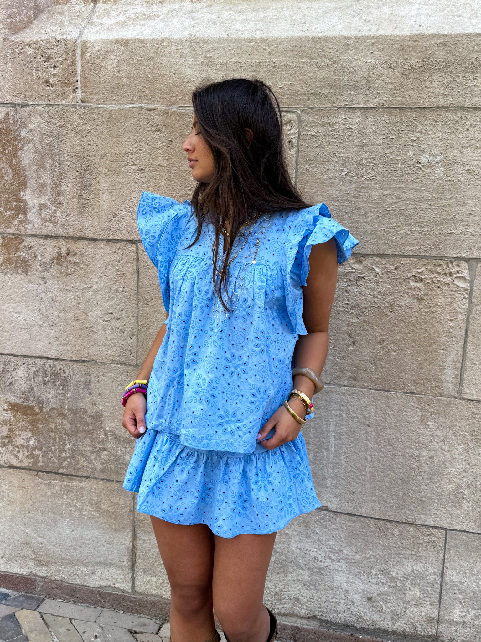 Donatella Top Blue
