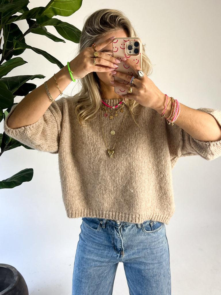 Look Like Donna Knit Sand