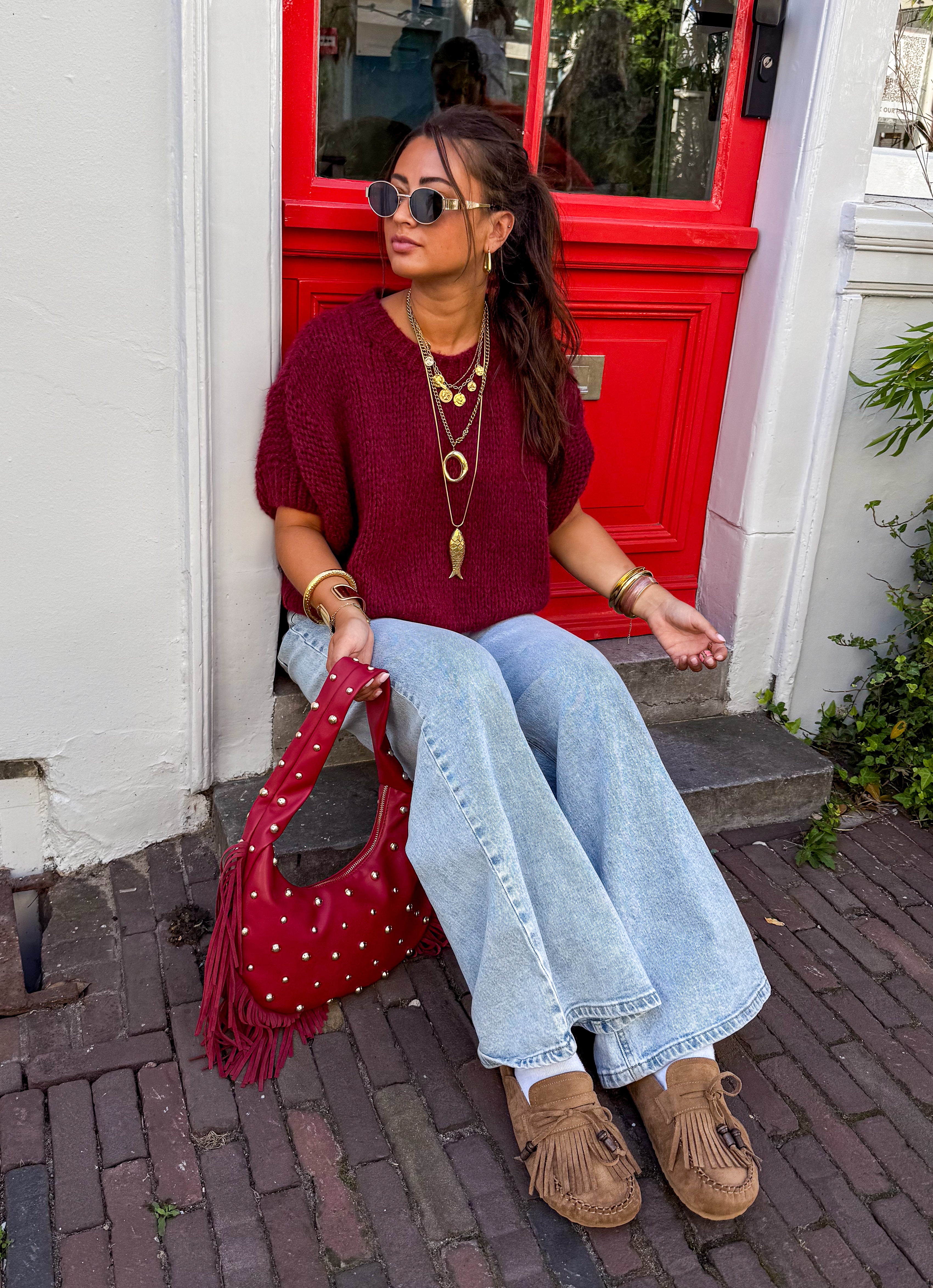Donna Knit Bordeaux