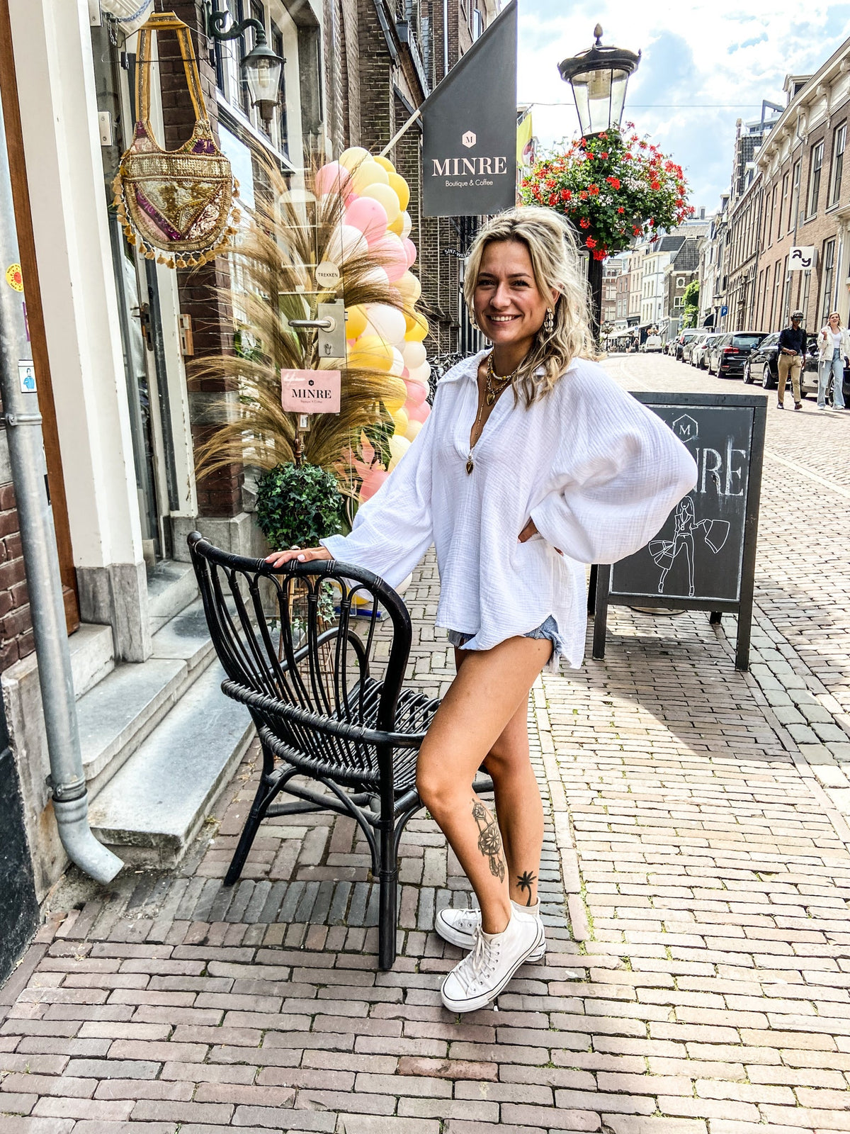 Doutzen Balloon Blouse | Ecru