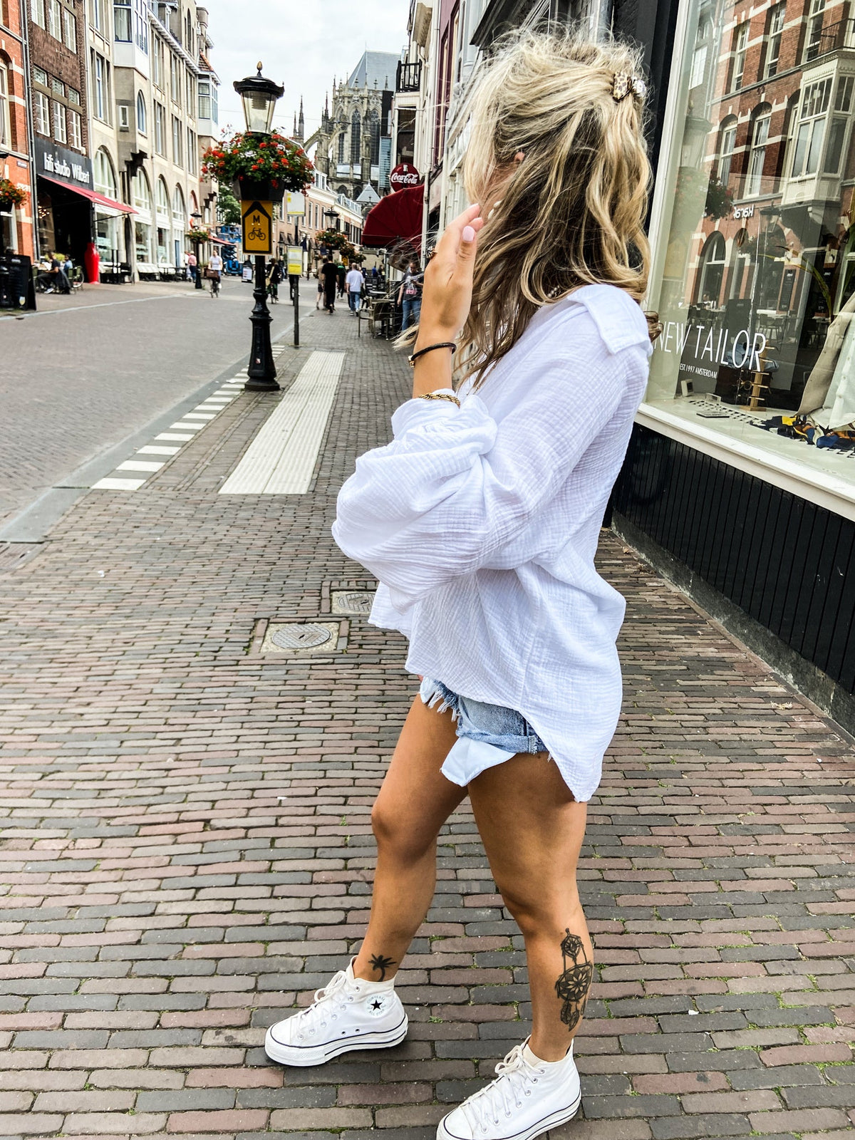 Doutzen Balloon Blouse | Ecru