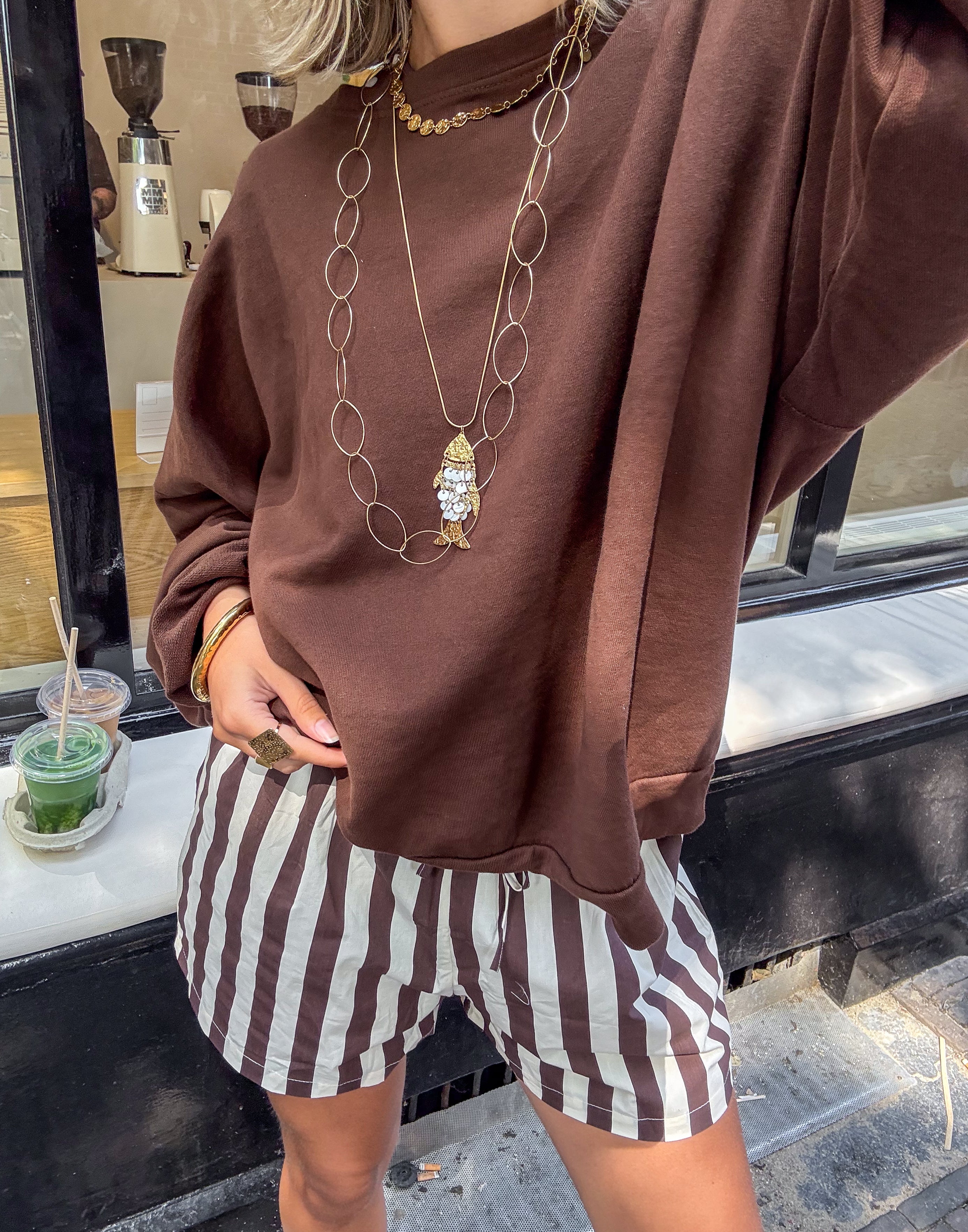 Drift Away Striped Shorts