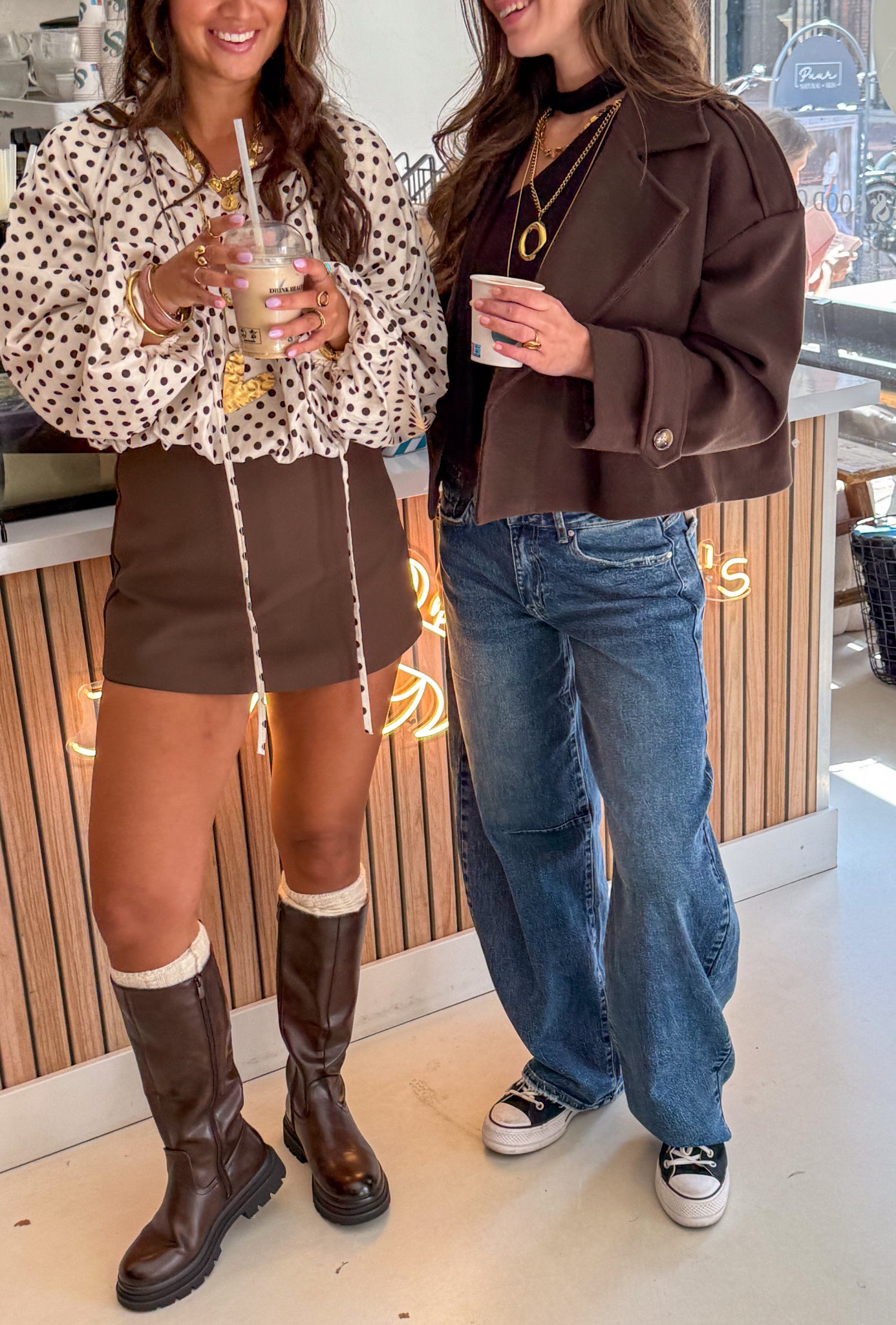 Paris Cropped Soft Trenchcoat Brown