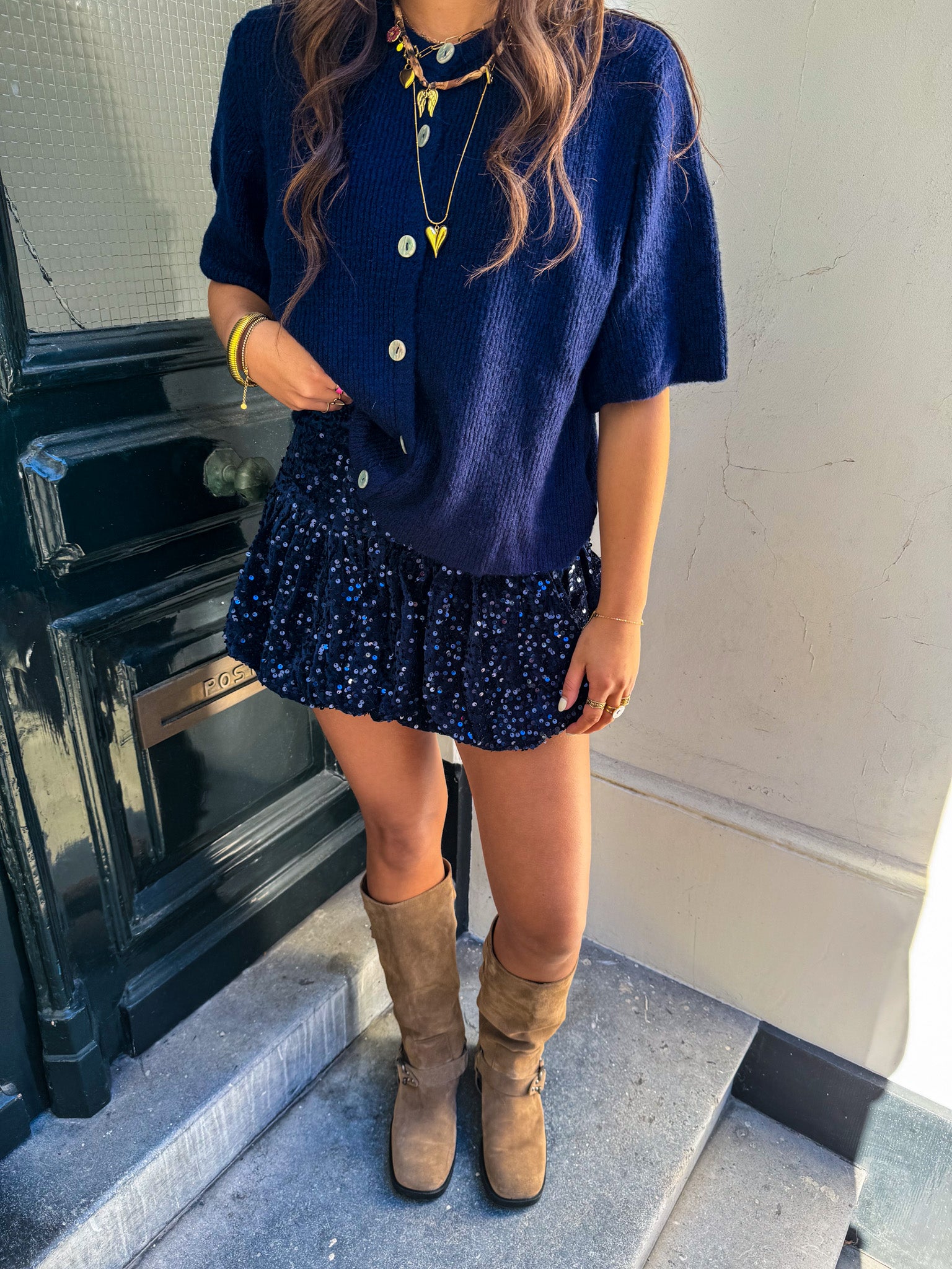 Elsa Vest Navy