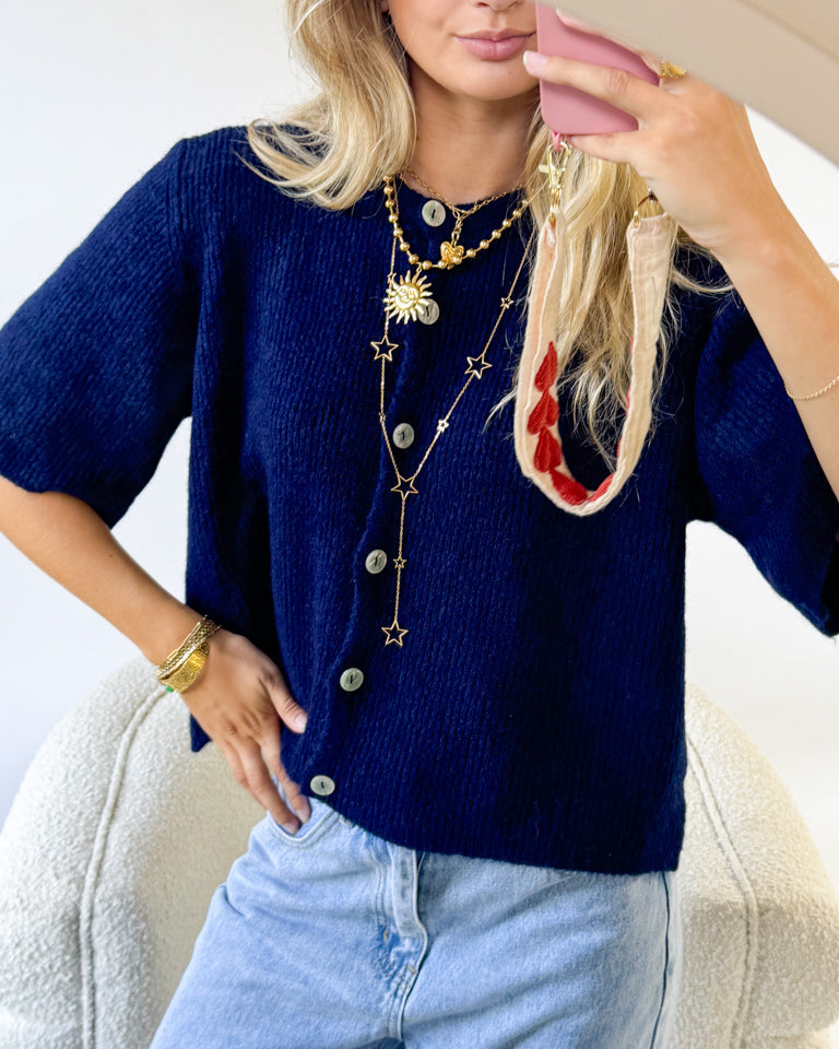 Elsa Vest Navy