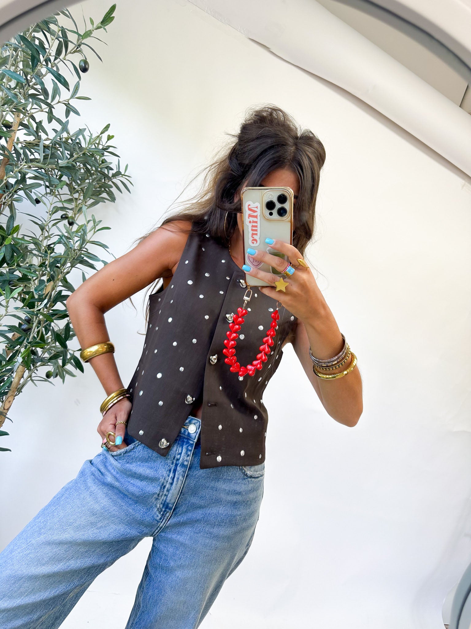 Evi Gilet Brown