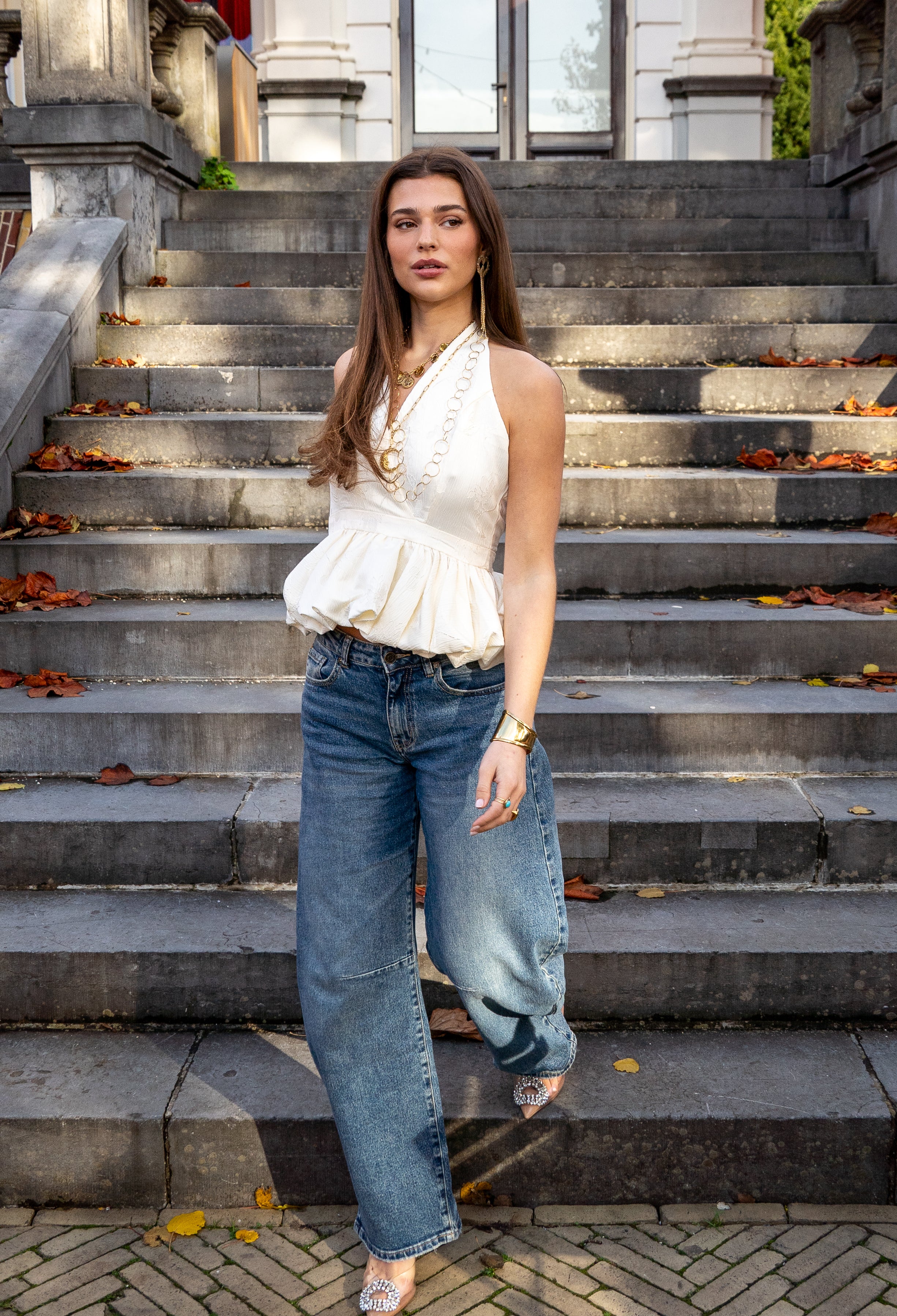 Flirty Friday Top White