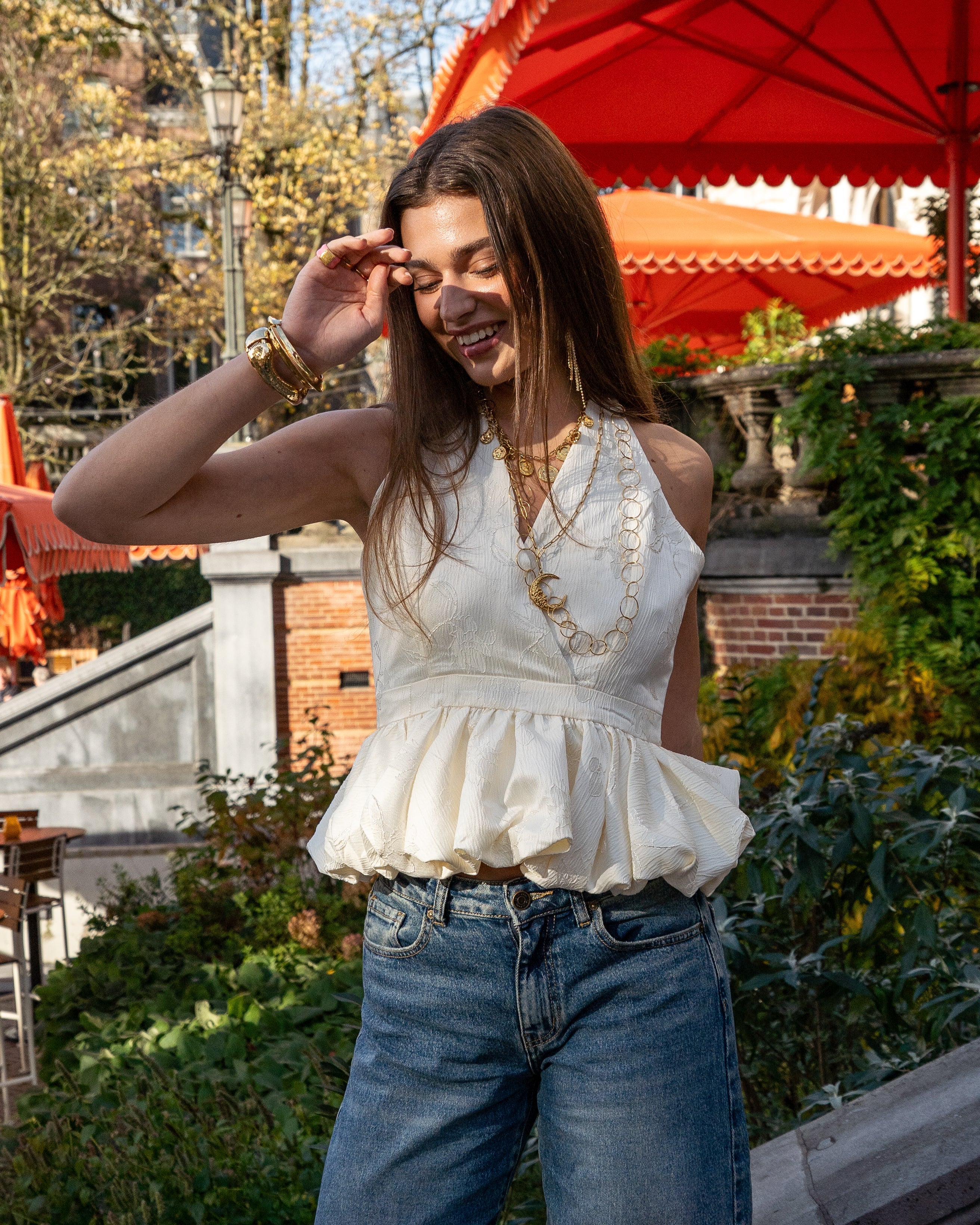 Flirty Friday Top White