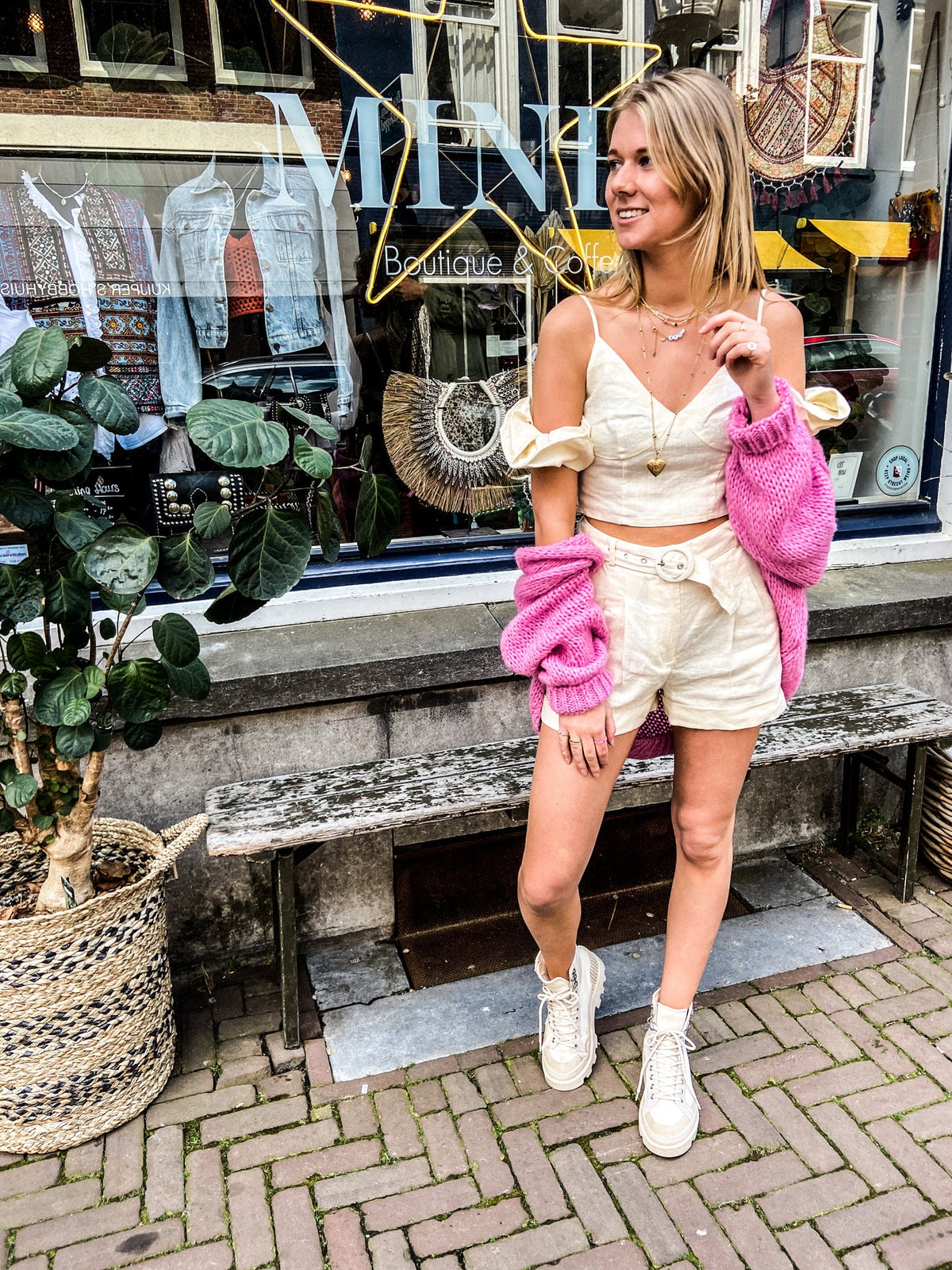 Moon Vest | Pink