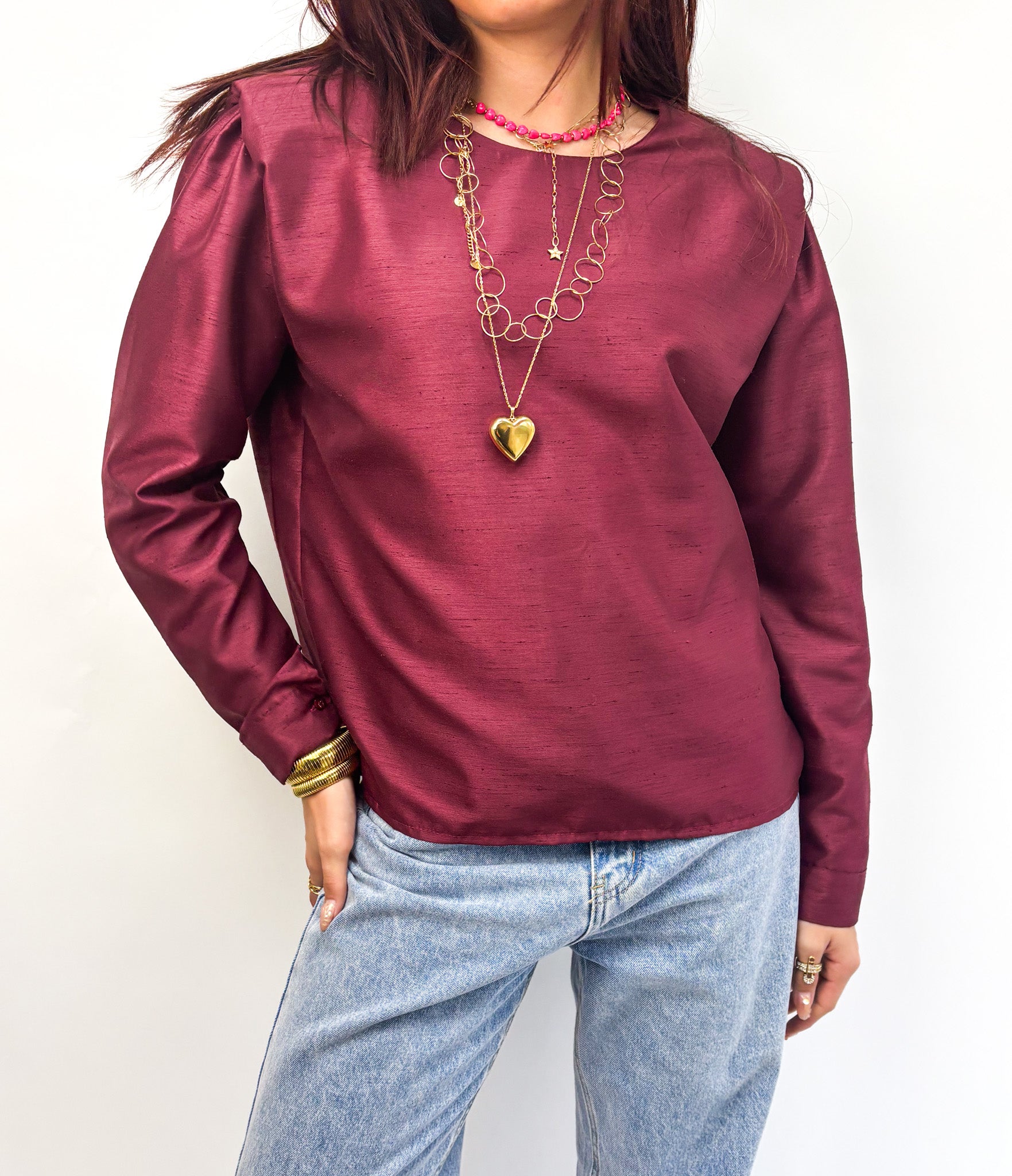 Sassy Sweetheart Necklace Gold