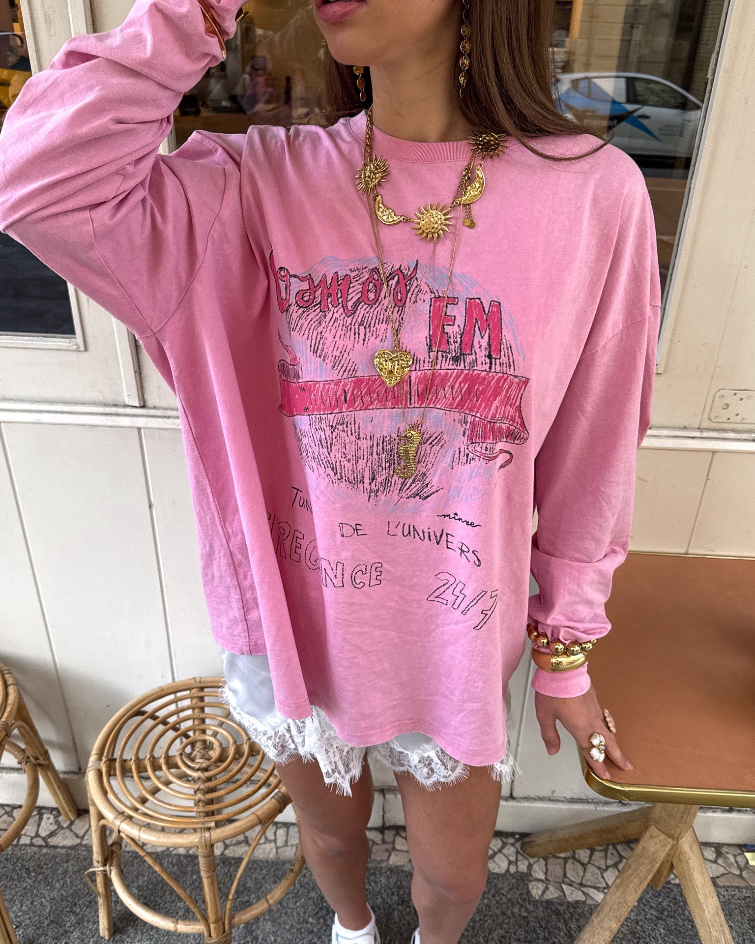 Frequence Longsleeve Pink