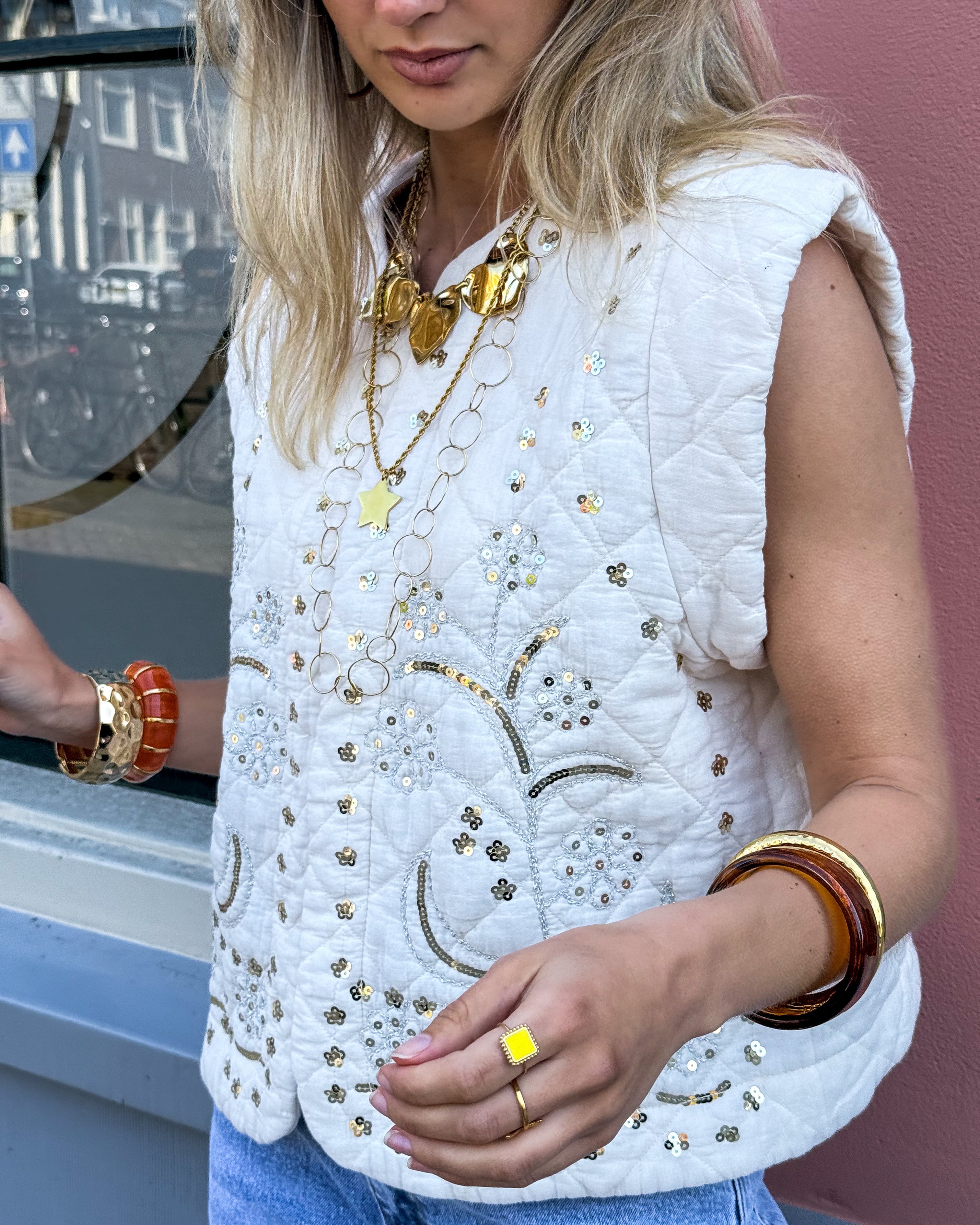 Gael Gilet Creme