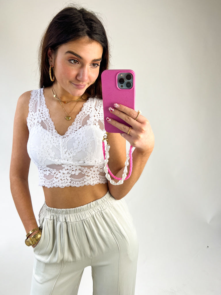 Gaia Bralette | White