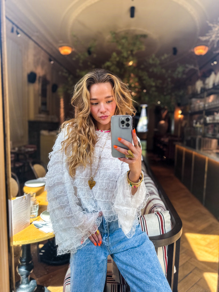 Blouse Gigi blanche
