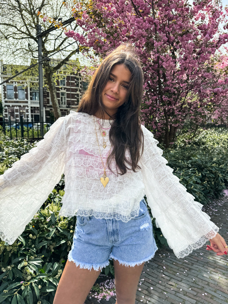 Blouse Gigi blanche