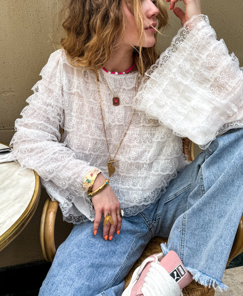 Blouse Gigi blanche