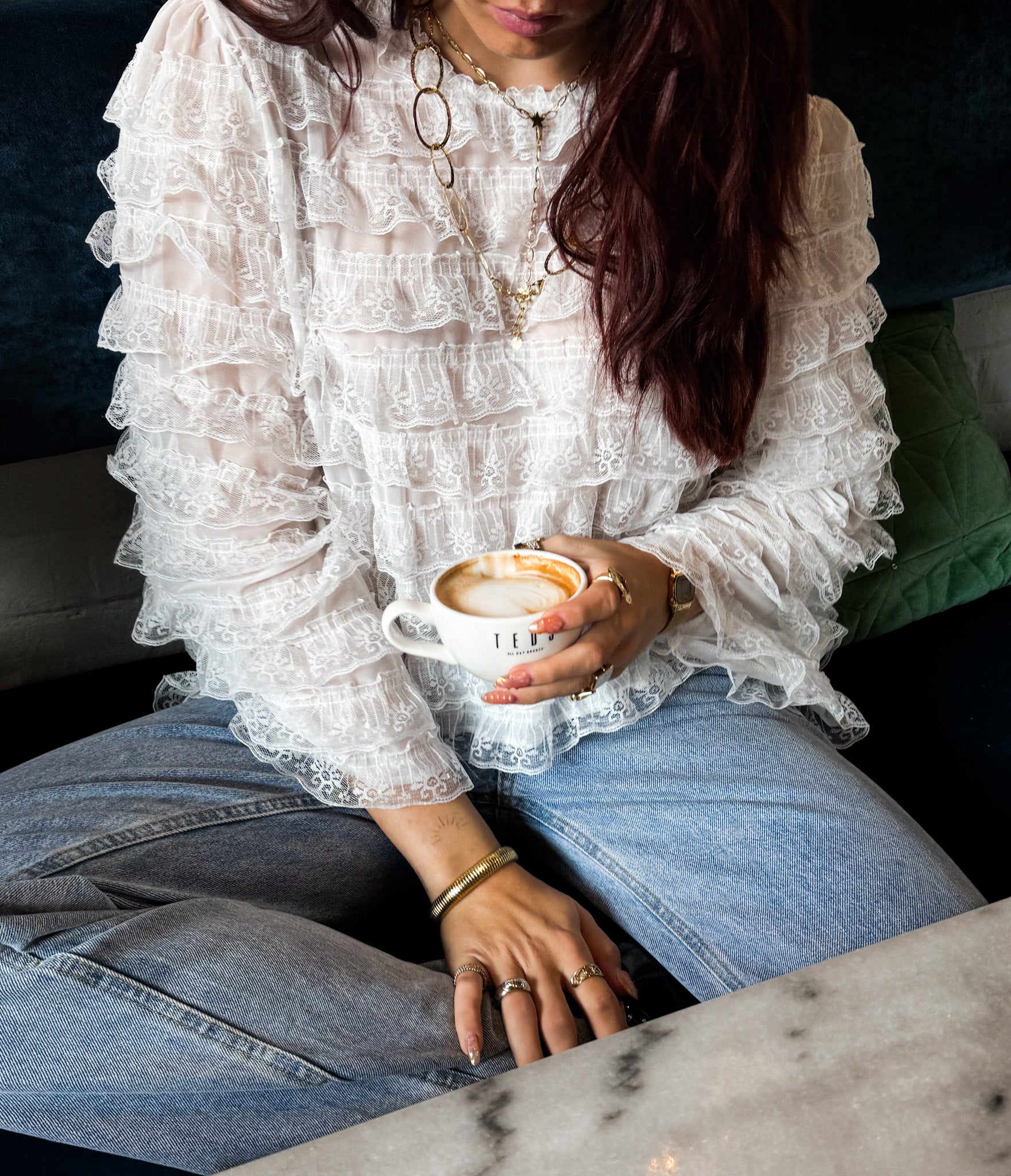 Blouse Gigi blanche