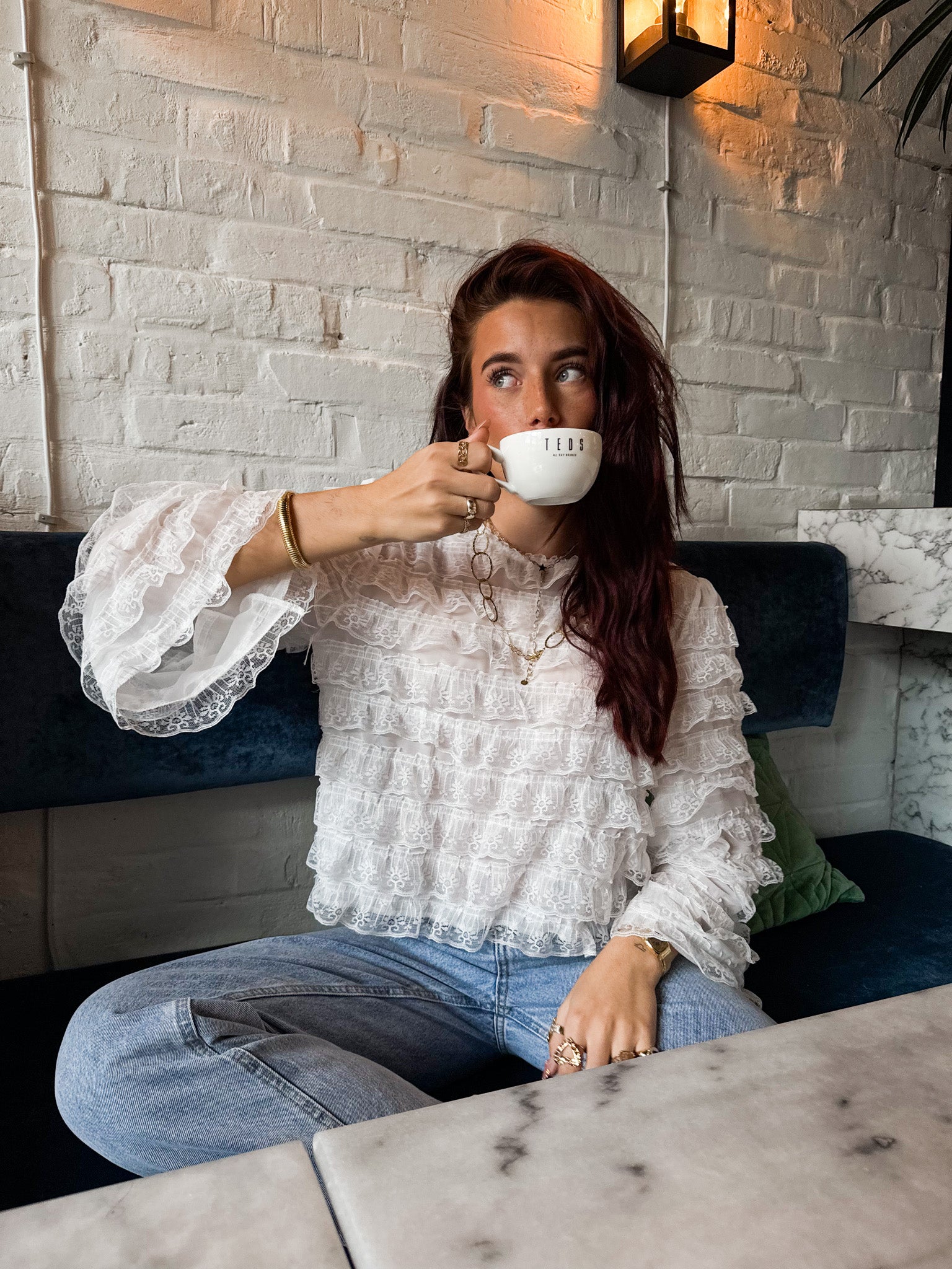 Blouse Gigi blanche